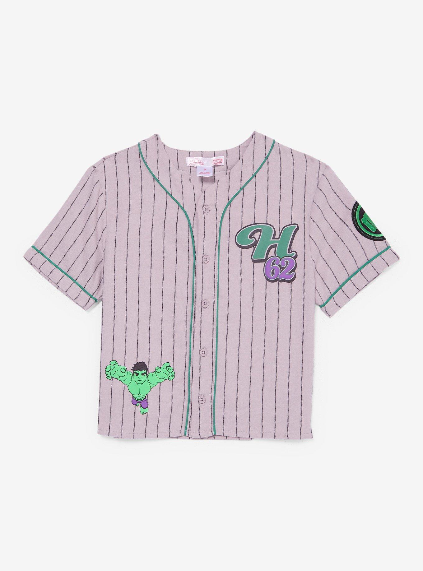 Marvel The Hulk Toddler Baseball Jersey - BoxLunch Exclusive, , hi-res
