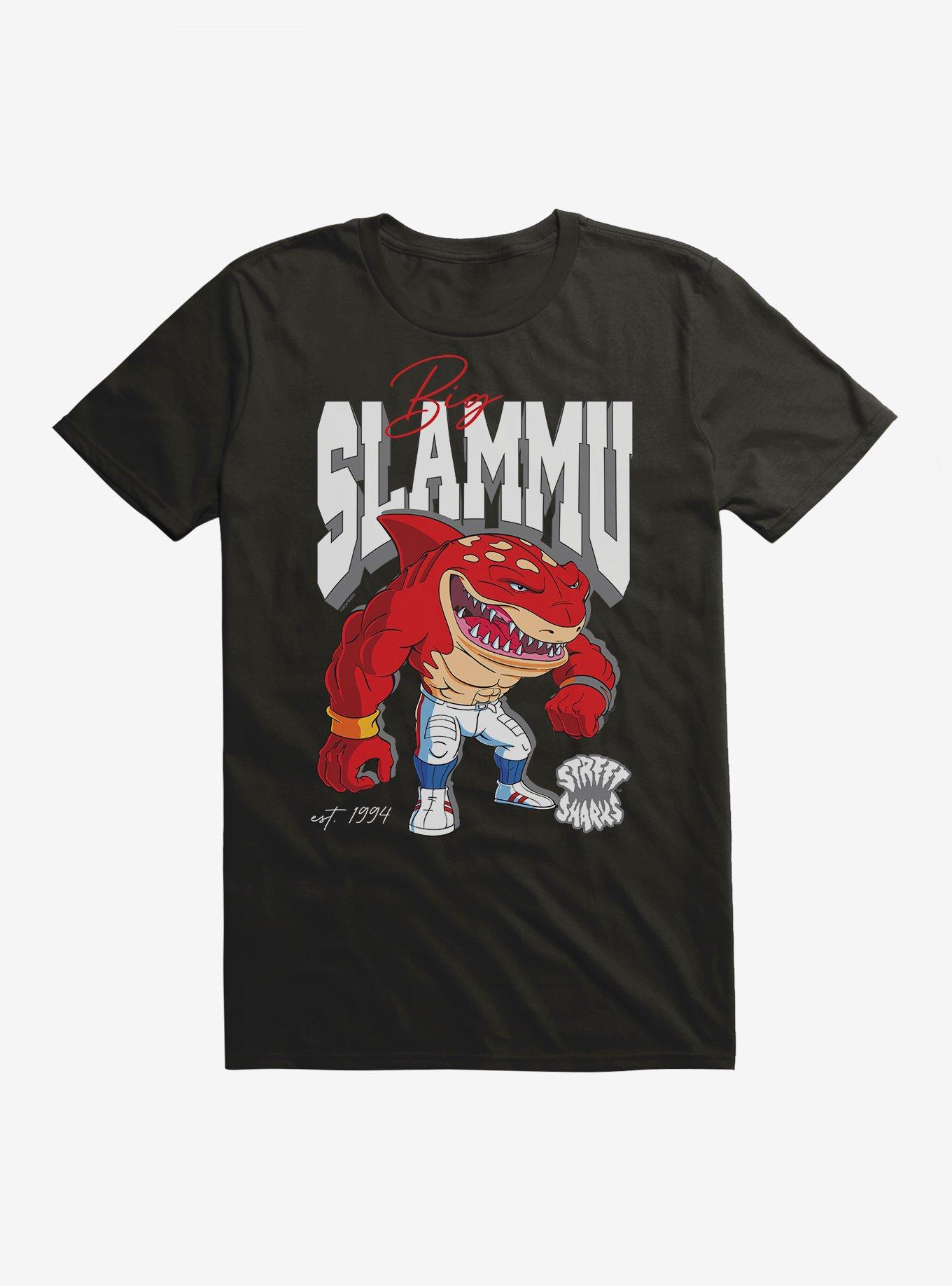 Street Sharks Big Slammu Est 1994 T-Shirt BLACK BoxLunch
