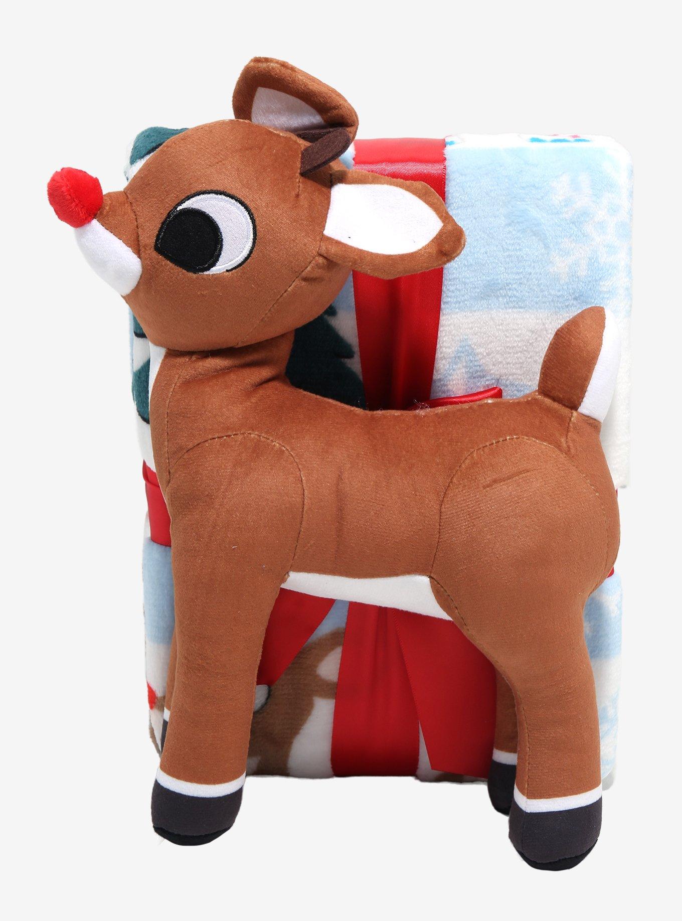 Rudolph The Red-Nosed Reindeer Hugger Pillow & Throw Set, , hi-res