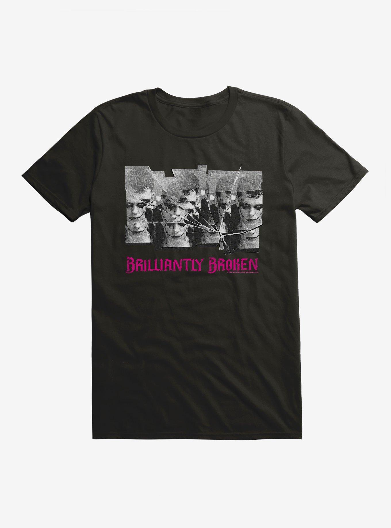 The Crow Brilliantly Broken T-Shirt, BLACK, hi-res