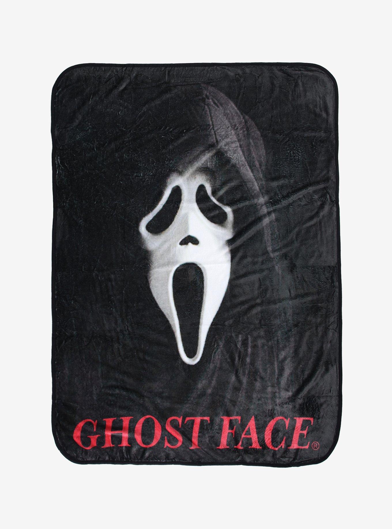 Ghost Face Mask Throw Blanket, , hi-res