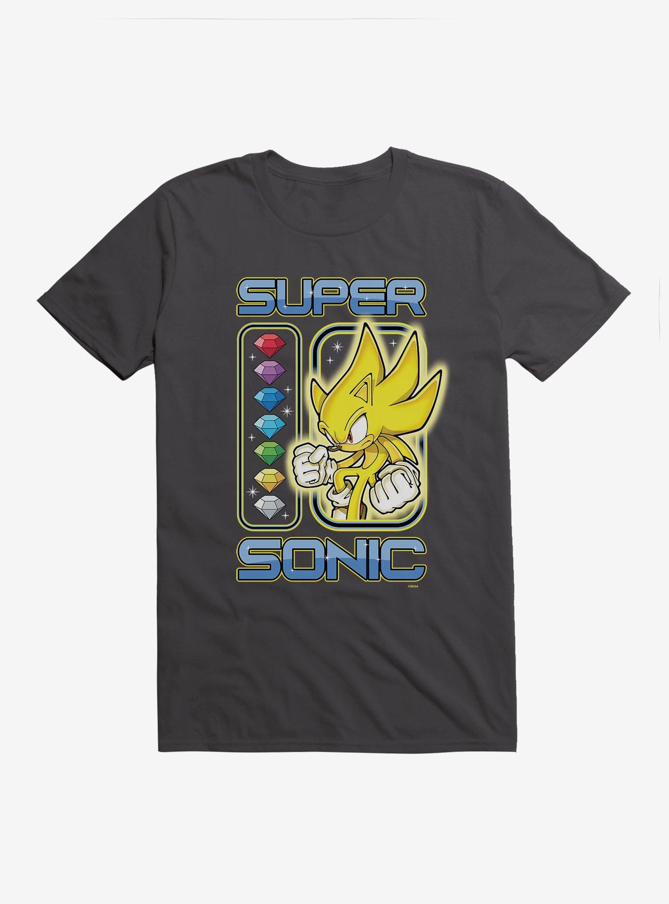 Sonic The Hedgehog Super Sonic T-Shirt, HEAVY METAL, hi-res