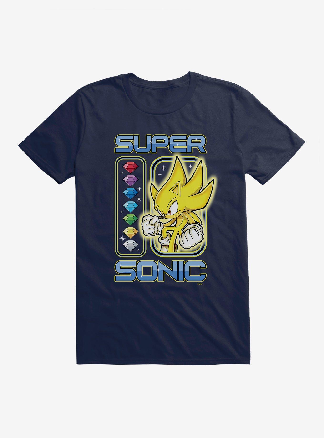 Sonic The Hedgehog Super Sonic T-Shirt, MIDNIGHT NAVY, hi-res
