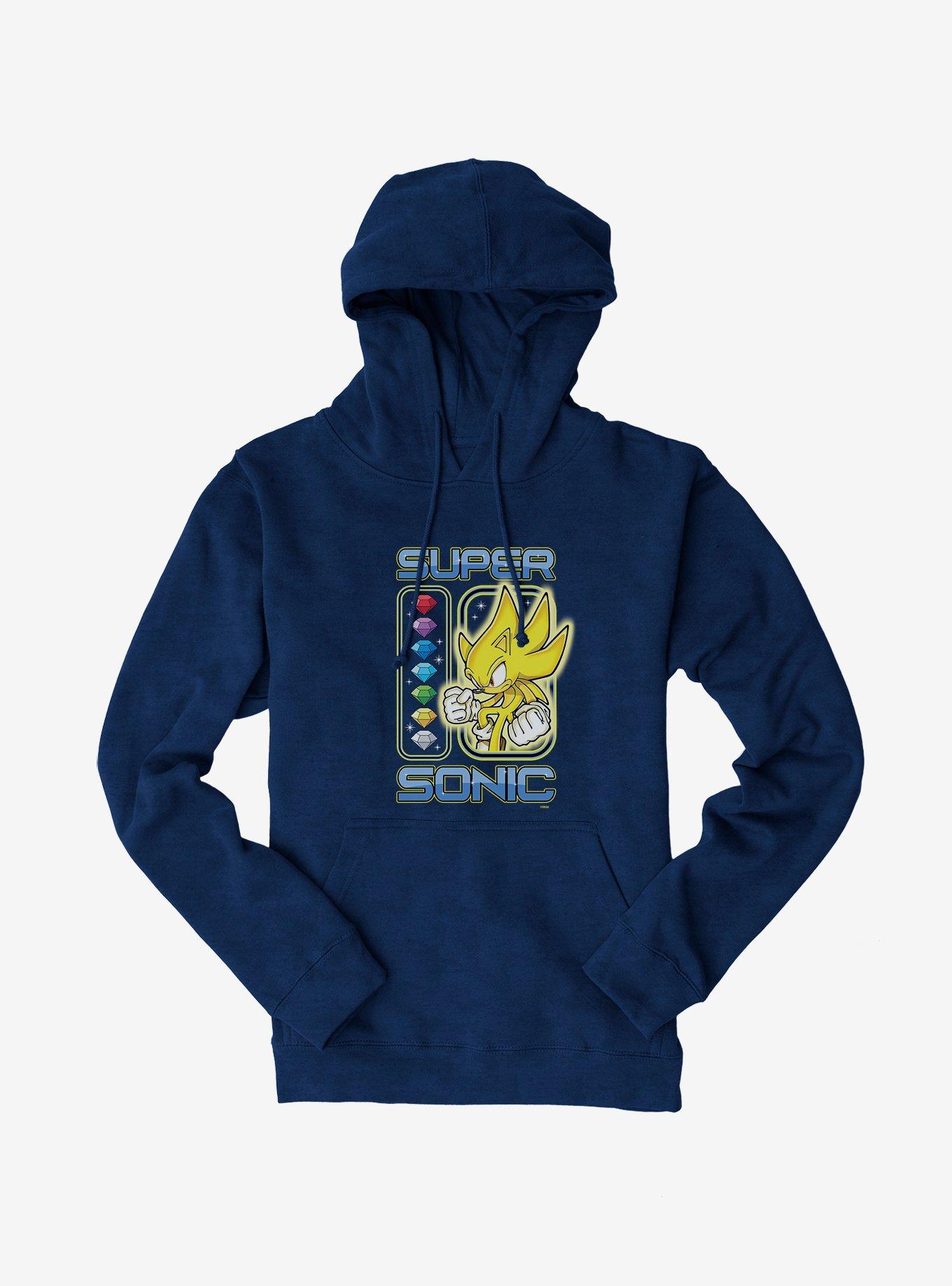 Sonic The Hedgehog Super Sonic Hoodie, NAVY, hi-res