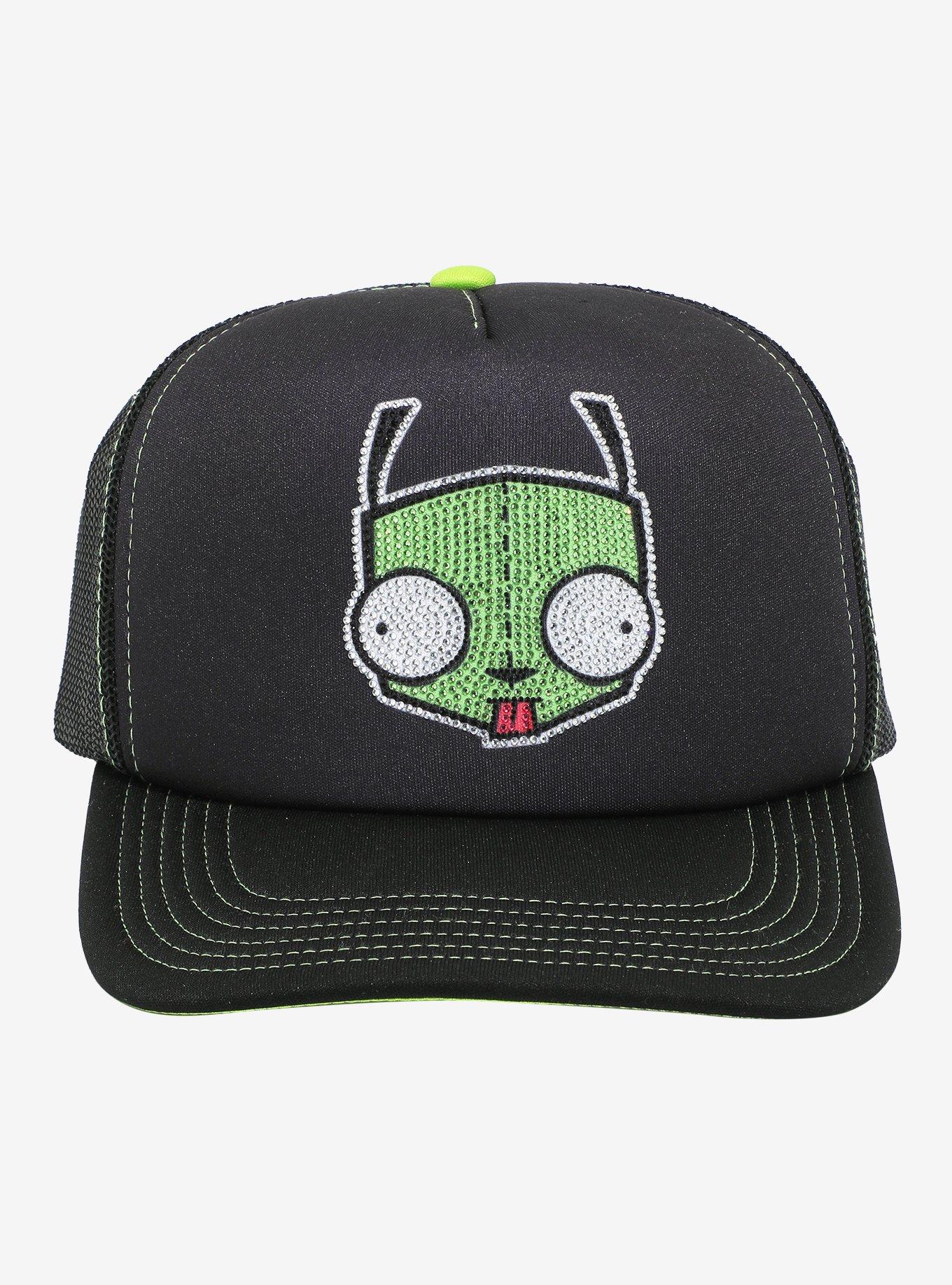 Invader Zim GIR Rhinestone Trucker Hat, , hi-res