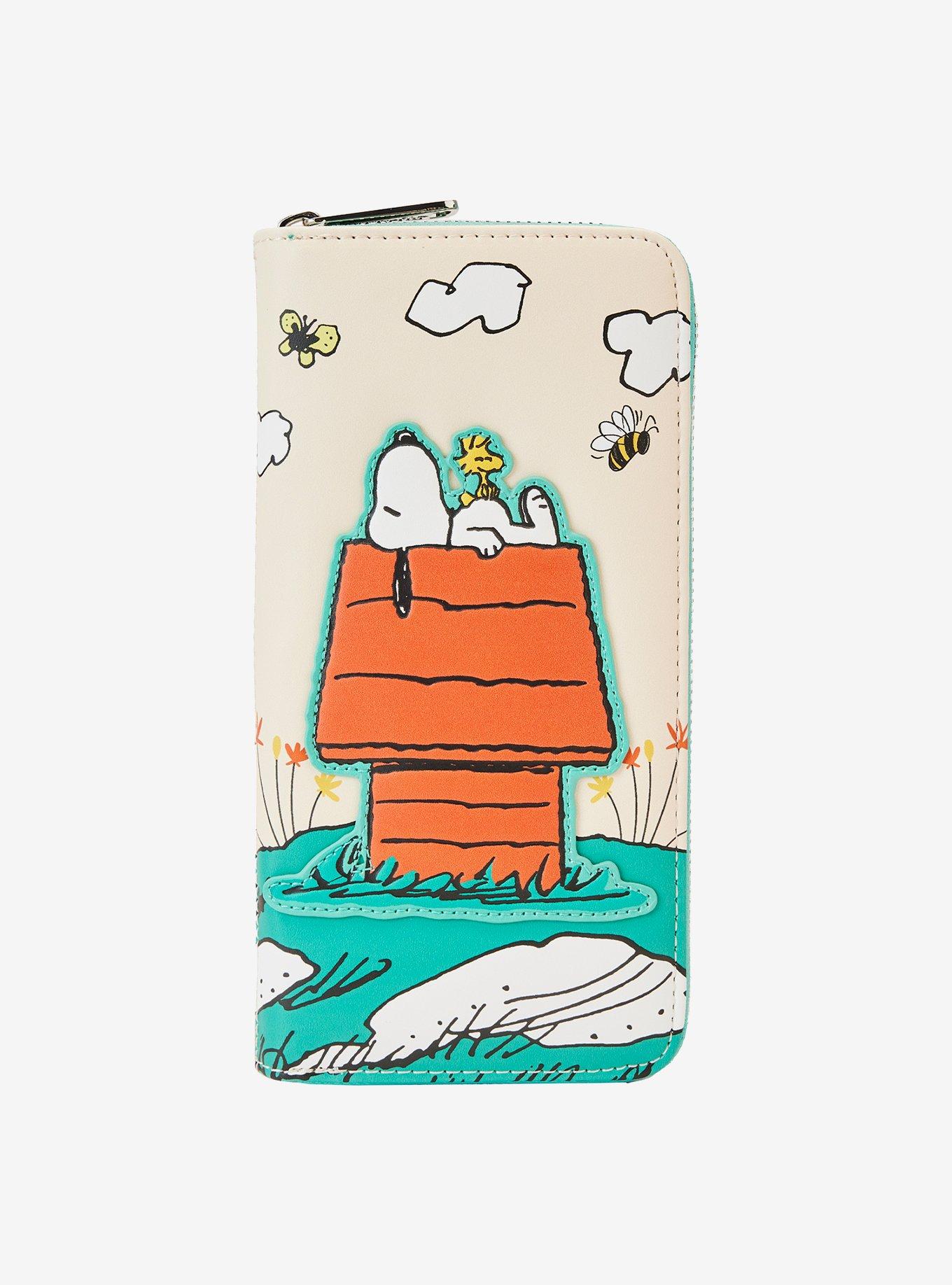 Loungefly Peanuts Snoopy & Woodstock Doghouse Zip Wallet, , hi-res