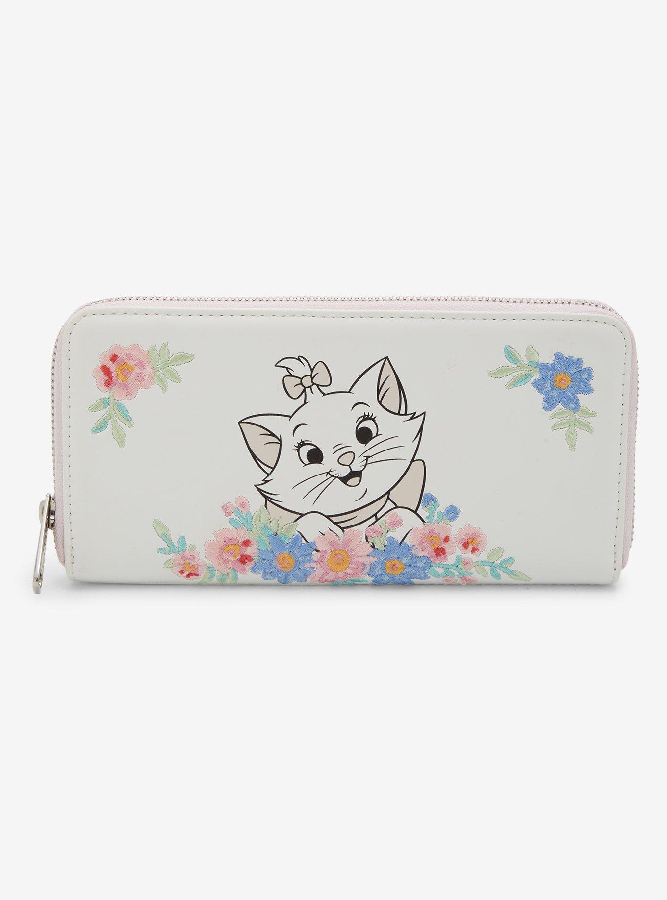 Loungefly Disney The Aristocats Marie Floral Zip Wallet, , hi-res