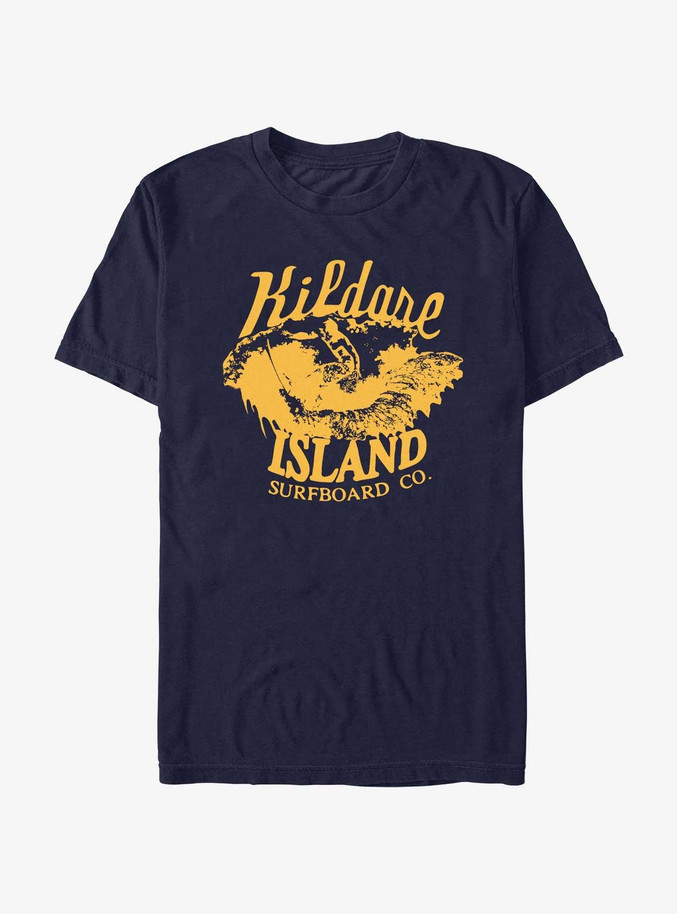 Outer Banks Kildare Island Surfboard Silhouette T-Shirt