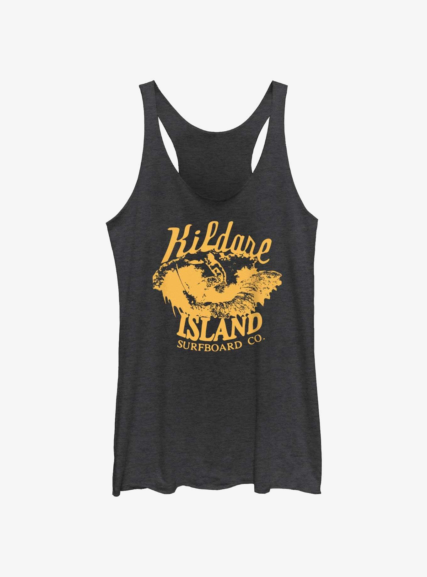 Outer Banks Kildare Island Surfboard Silhouette Girls Tank, , hi-res