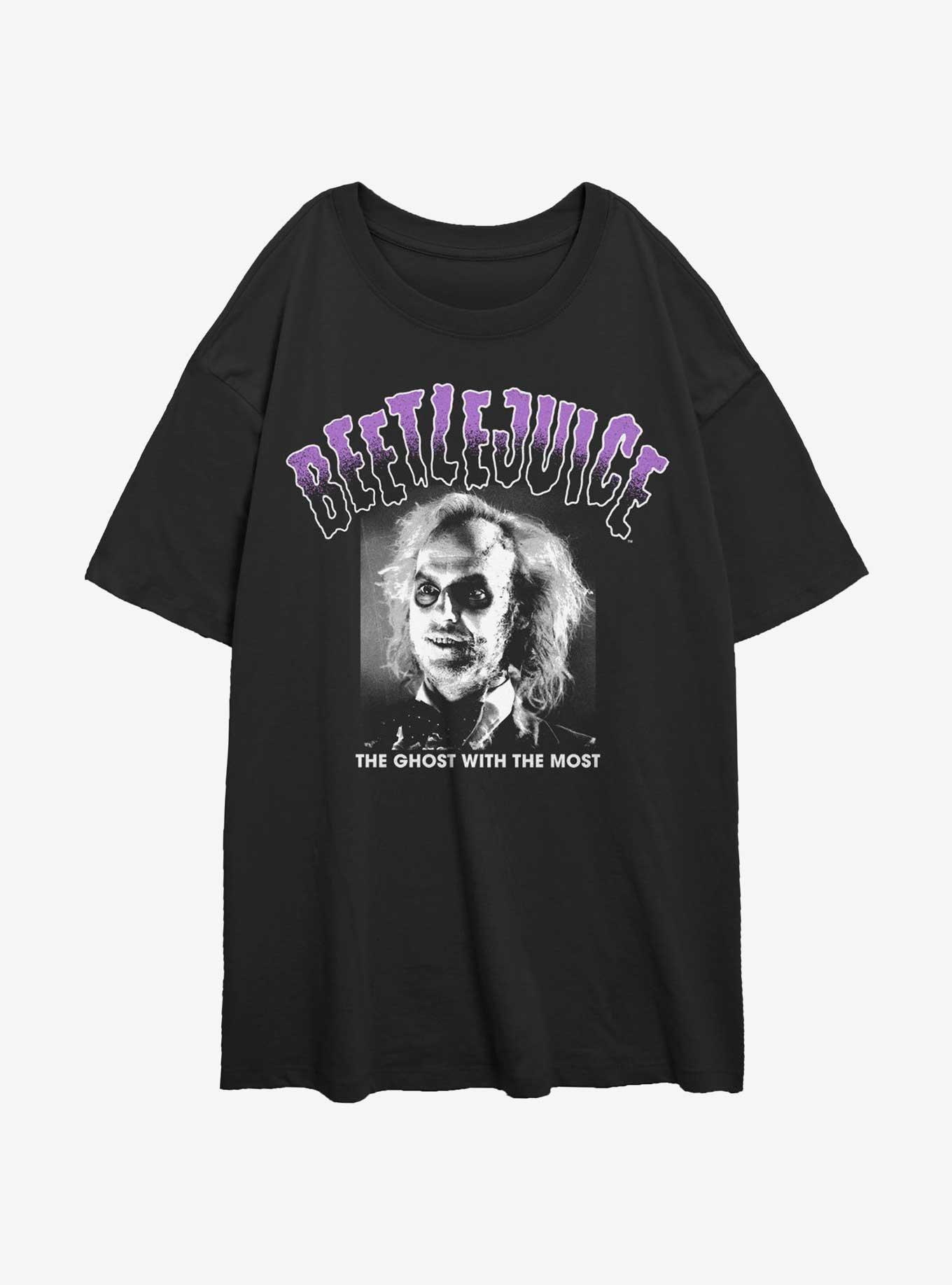 Beetlejuice Spooky Ghost With The Most Girls Oversized T-Shirt, , hi-res