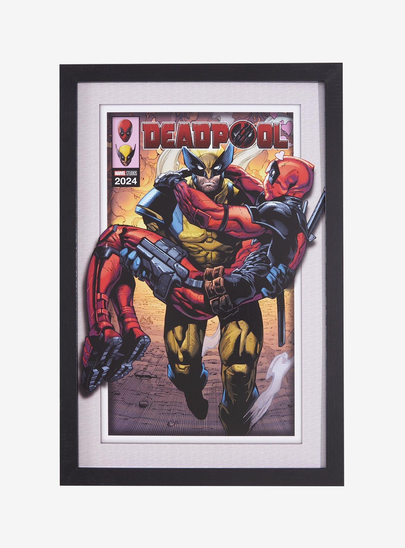 Marvel Deadpool & Wolverine Comic Book Framed Wall Art, , hi-res