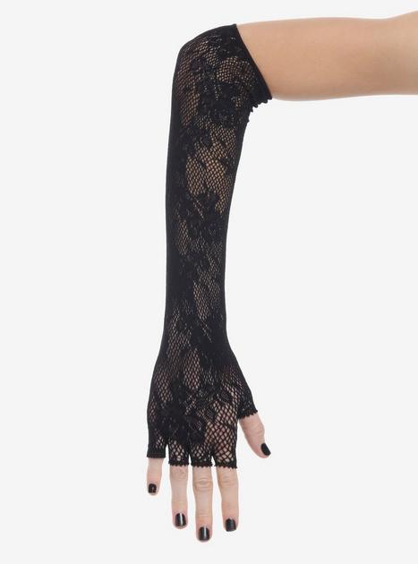 TEXTURED ARM WARMERS - BLACK