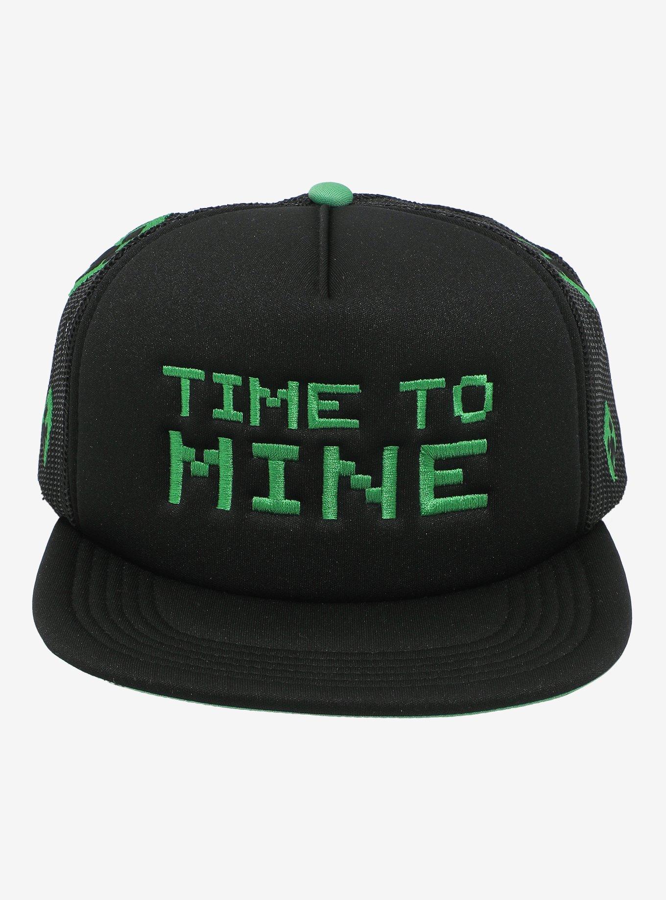 Minecraft Time To Mine Snapback Trucker Hat, , hi-res