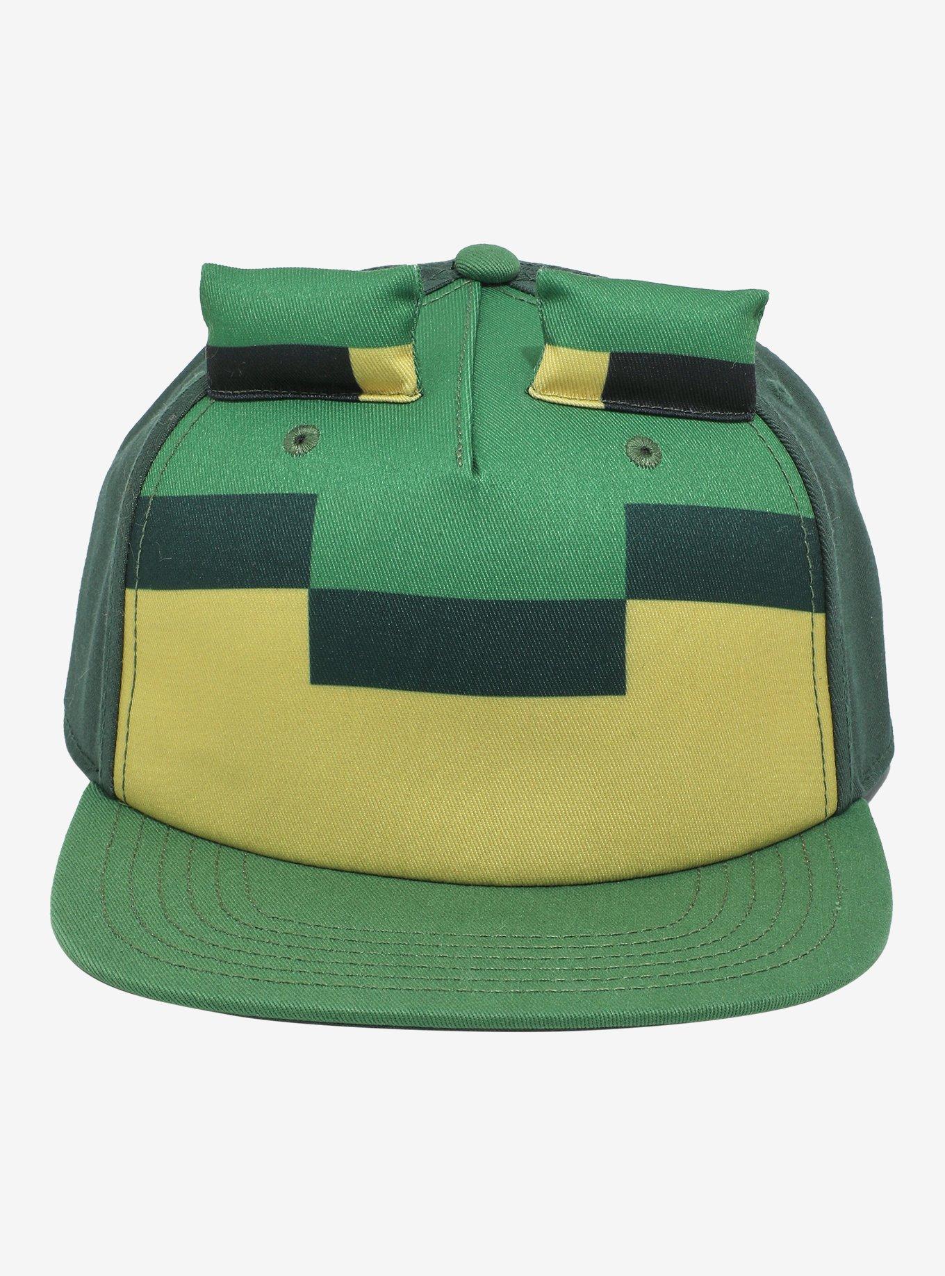 Minecraft Frog Figural Snapback Hat | Hot Topic