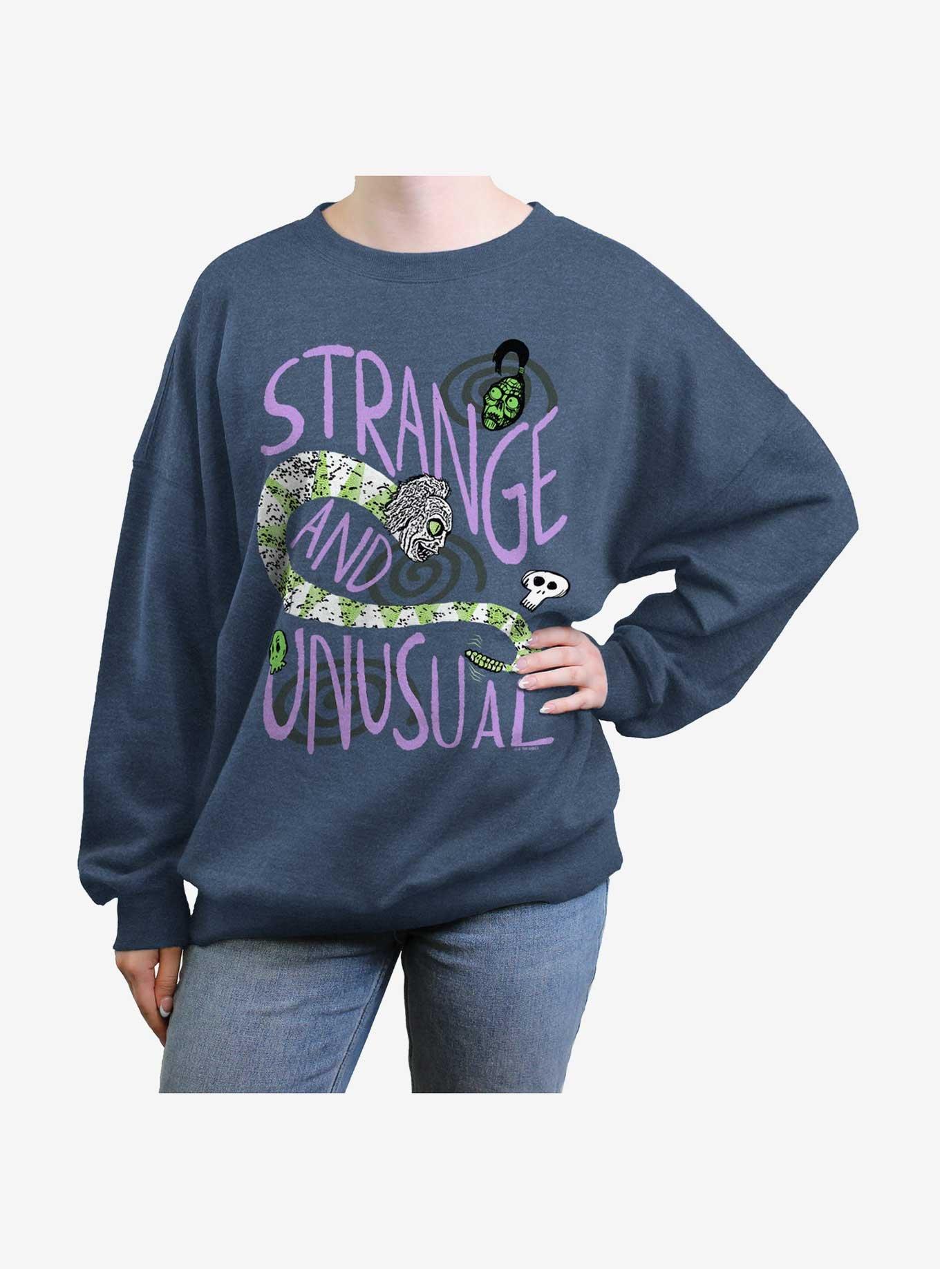 Beetlejuice Strange Girls Oversized Sweatshirt, , hi-res