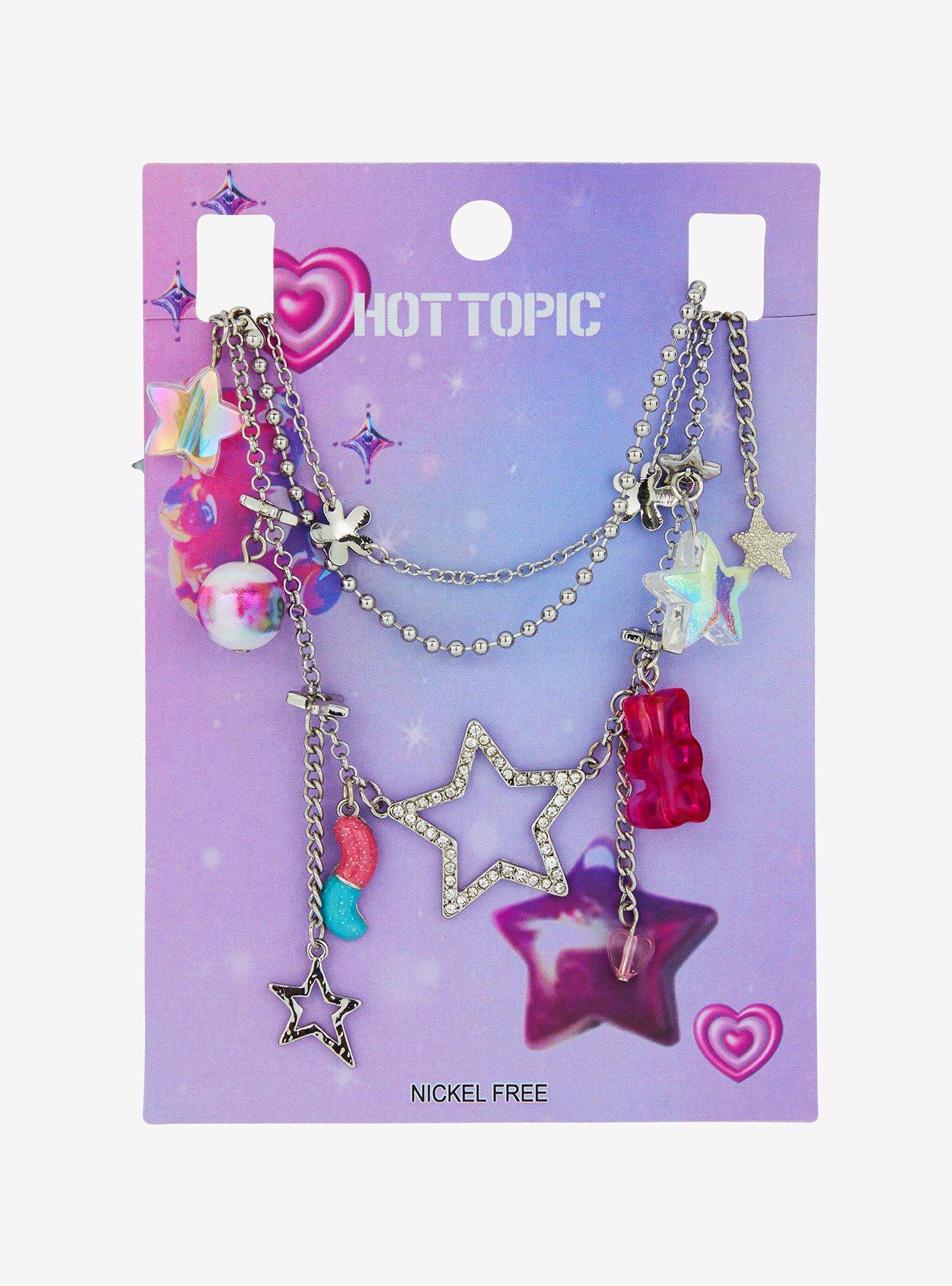 Candy Star Charm Necklace set, , hi-res
