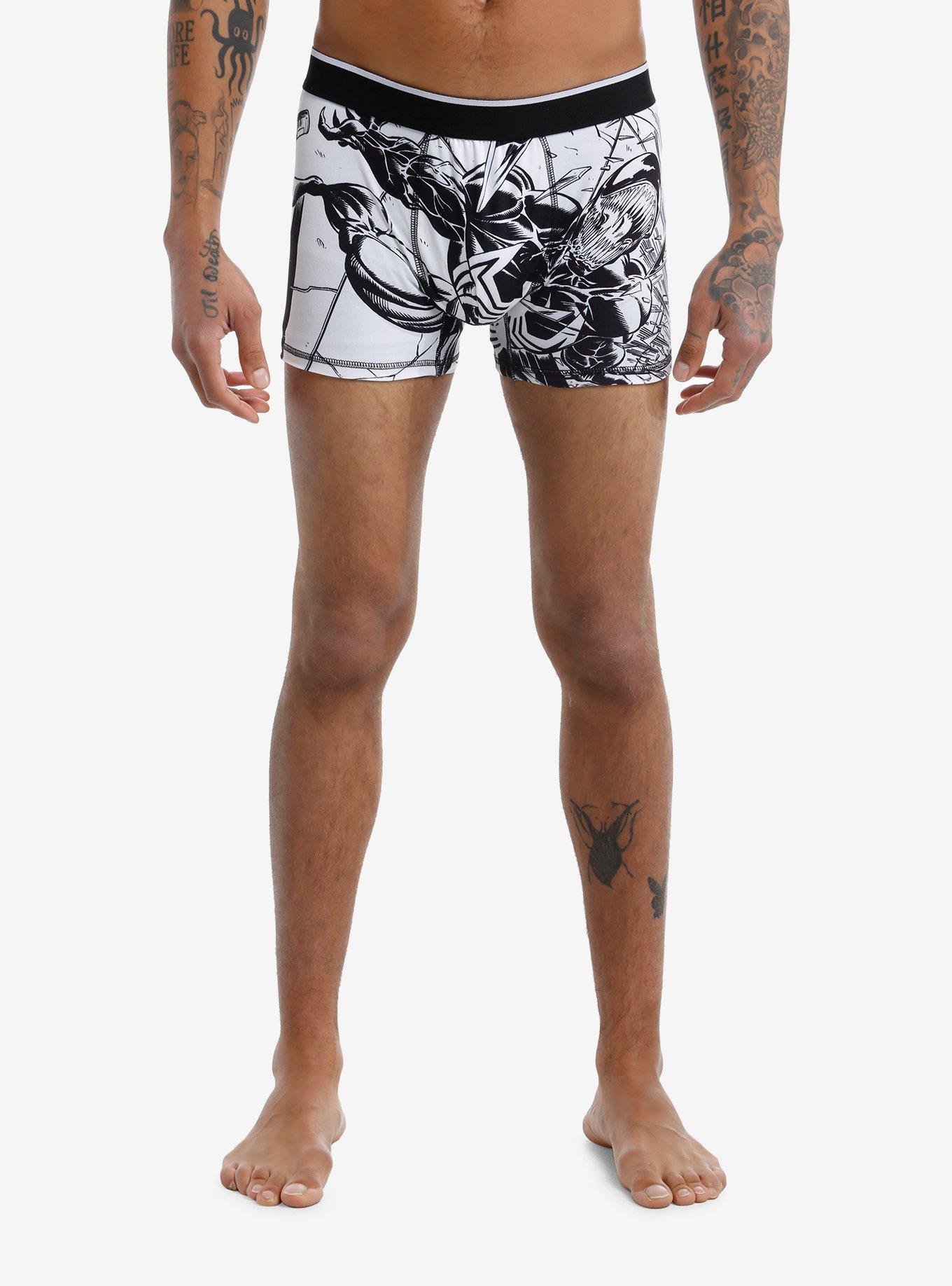 Marvel Venom Black & White Boxer Briefs, , hi-res