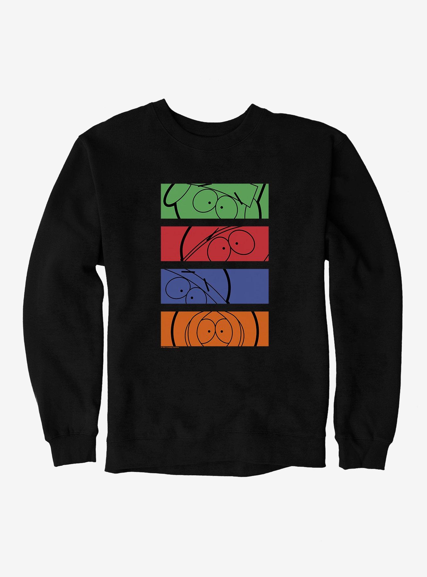 South Park Character Color Panels Sweatshirt