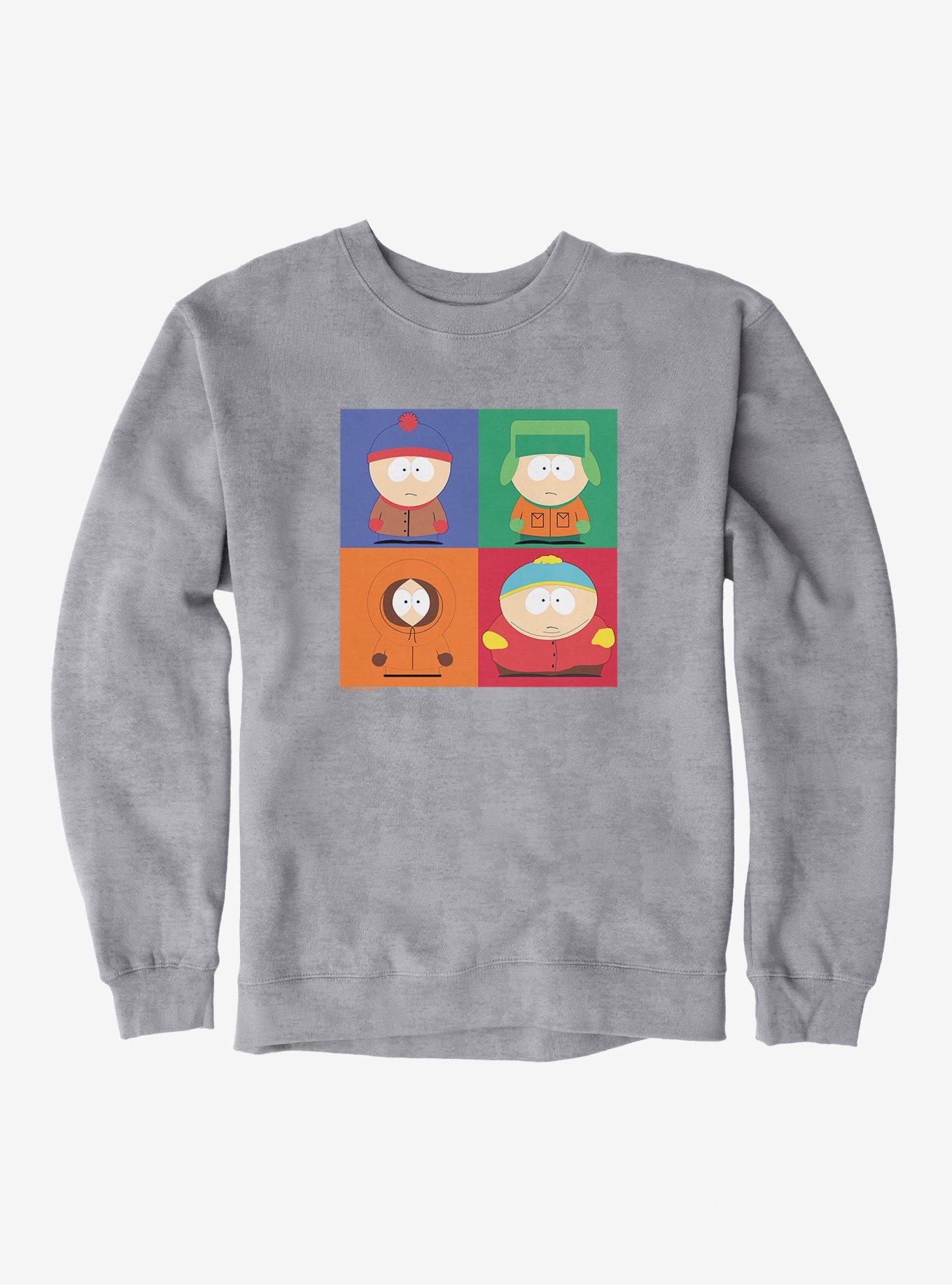 South Park Stan, Kyle, Kenny And Cartman Sweatshirt, SPORT GRAY, hi-res