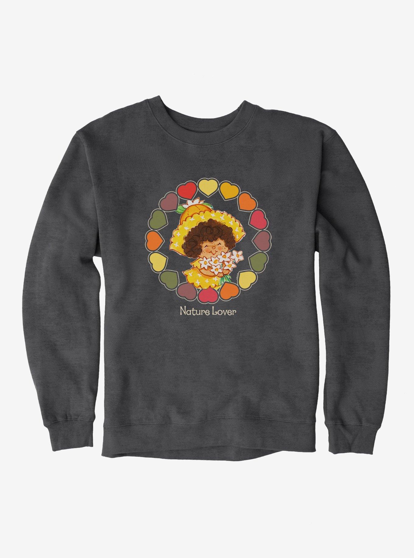 Strawberry Shortcake Orange Blossom Nature Lover Sweatshirt, DARK HEATHER, hi-res