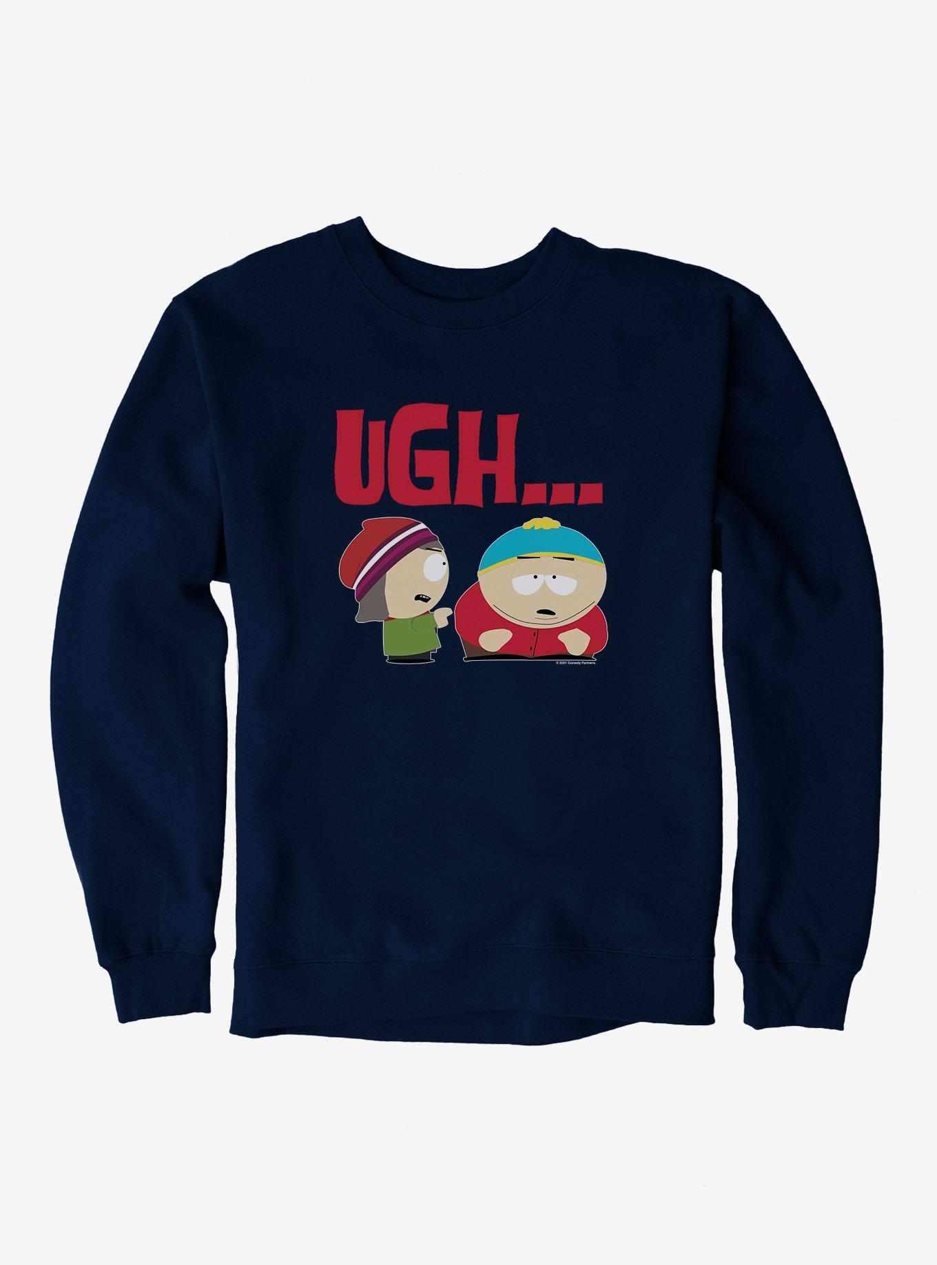 South Park Cartman And Heidi Ugh Sweatshirt, NAVY, hi-res