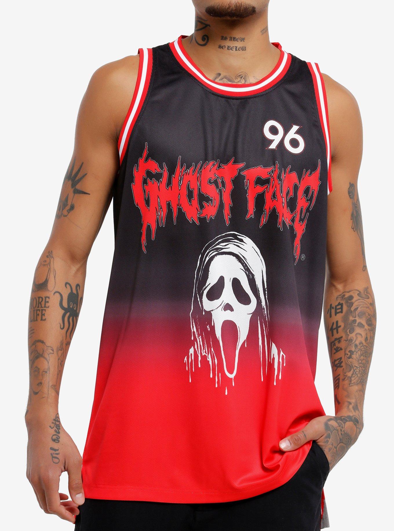 Ghost Face Ombre Basketball Jersey, , hi-res