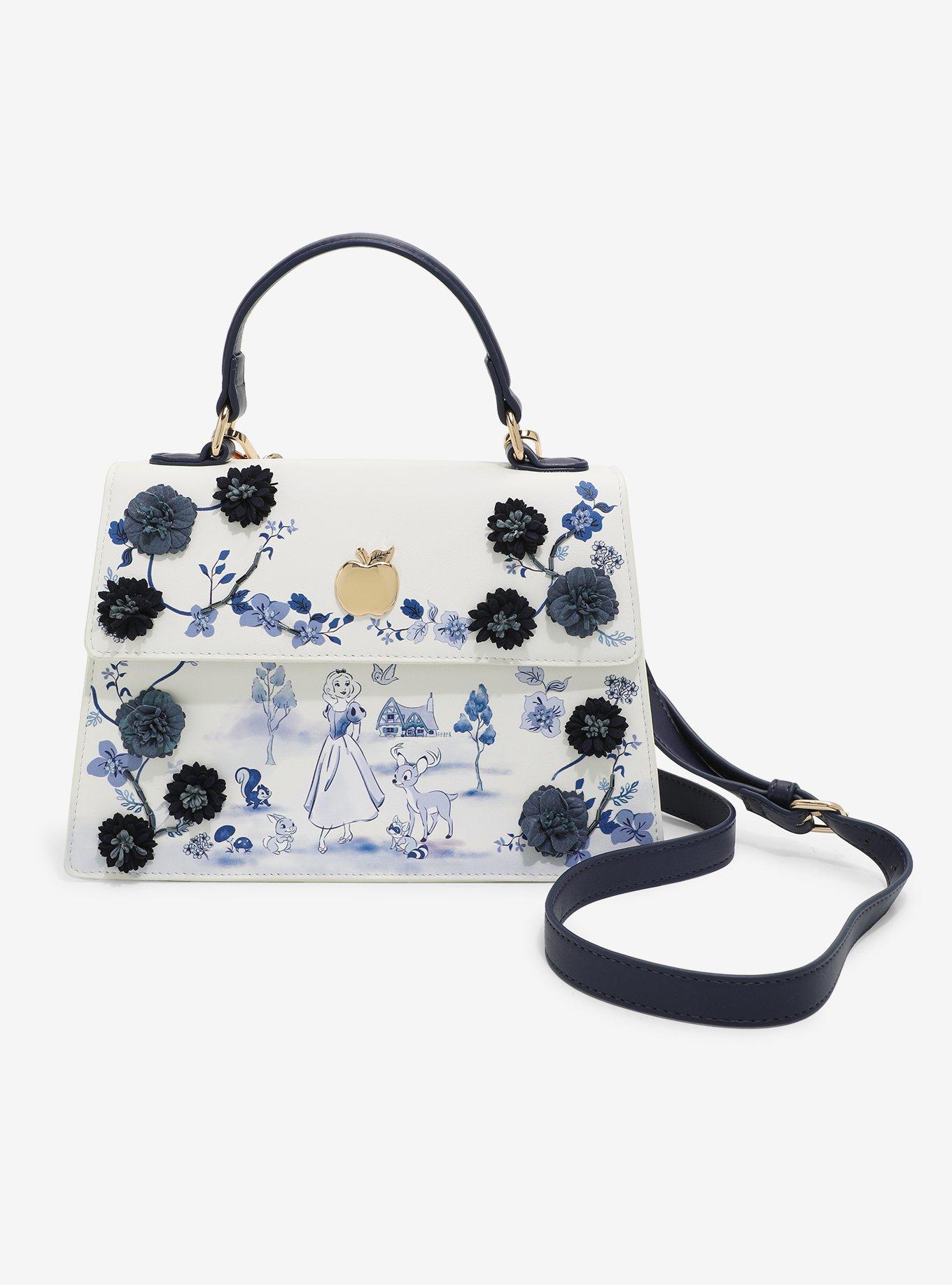 Disney Snow White and the Seven Dwarfs Tonal Floral Handbag