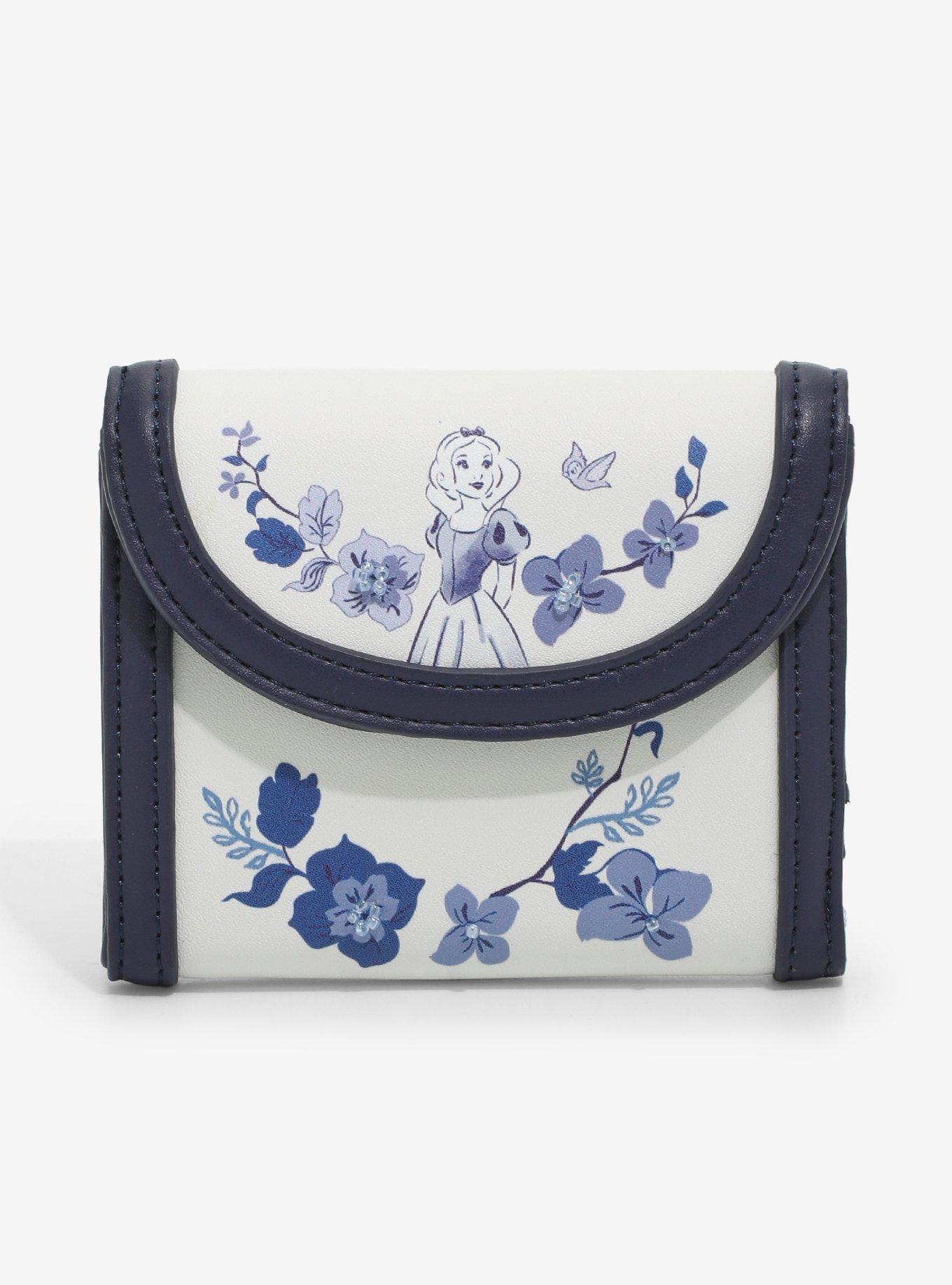 Disney Snow White and the Seven Dwarfs Tonal Floral Wallet - BoxLunch Exclusive, , hi-res