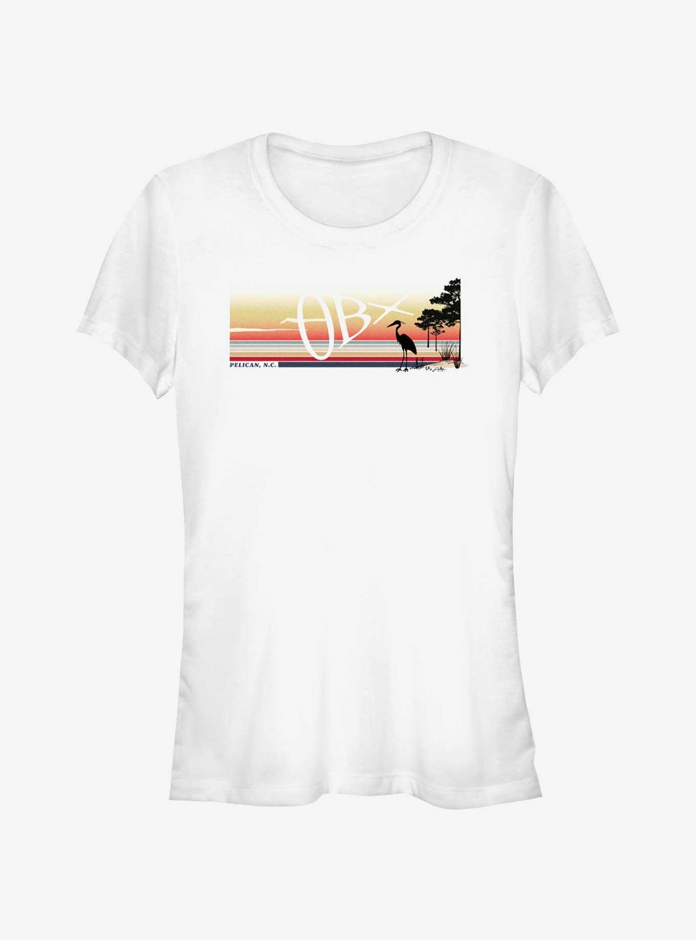 Outer Banks Obx Pelican Girls T-Shirt, WHITE, hi-res