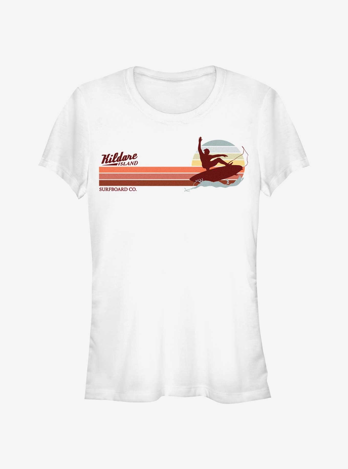 Outer Banks Surfing Girls T-Shirt, WHITE, hi-res