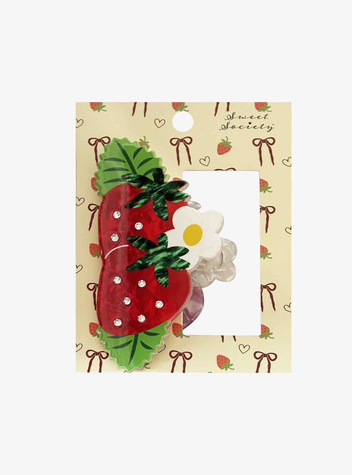 Sweet Society Strawberry Claw Hair Clip, , hi-res