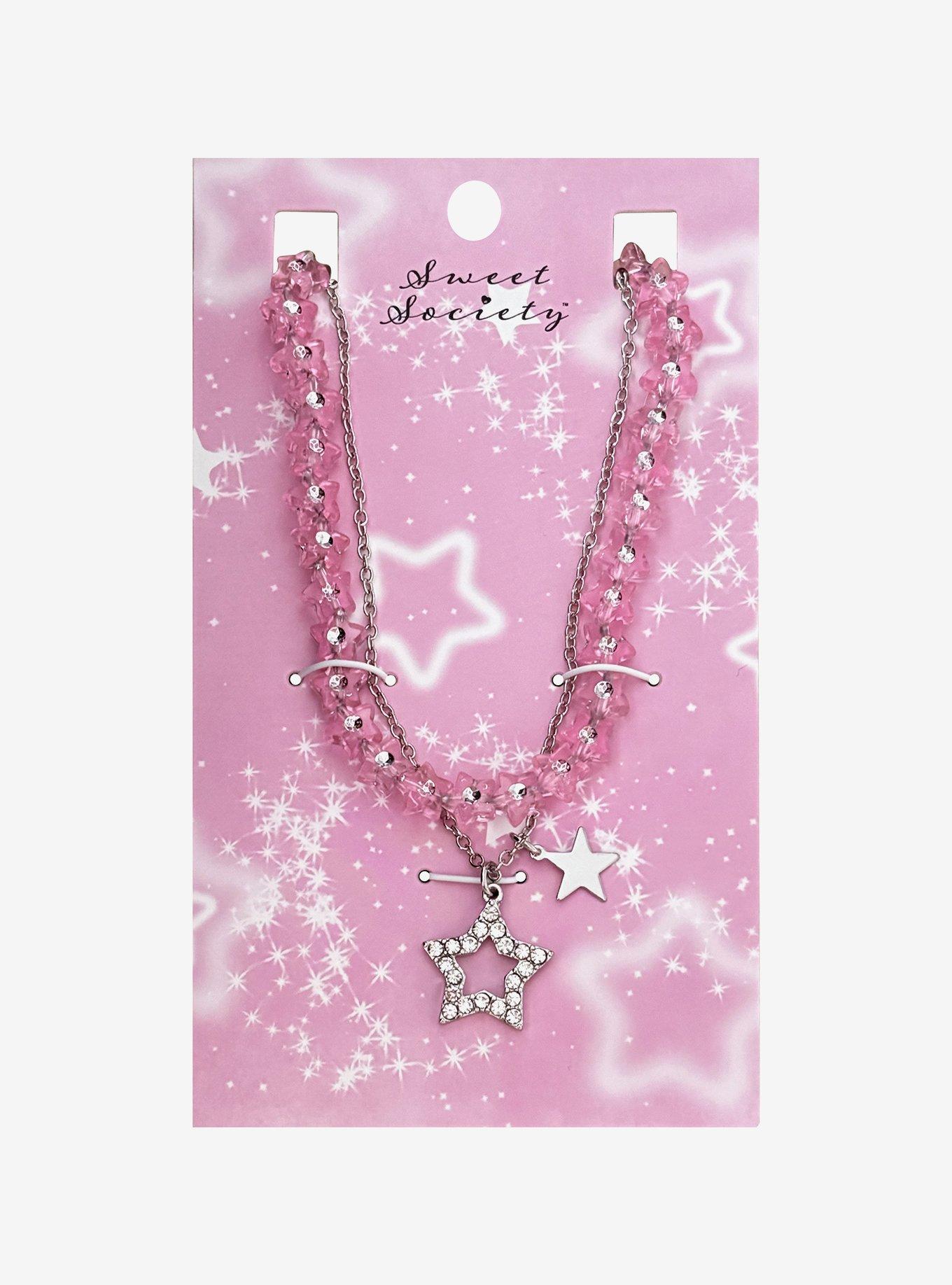 Sweet Society Repeated Star Necklace Set, , hi-res