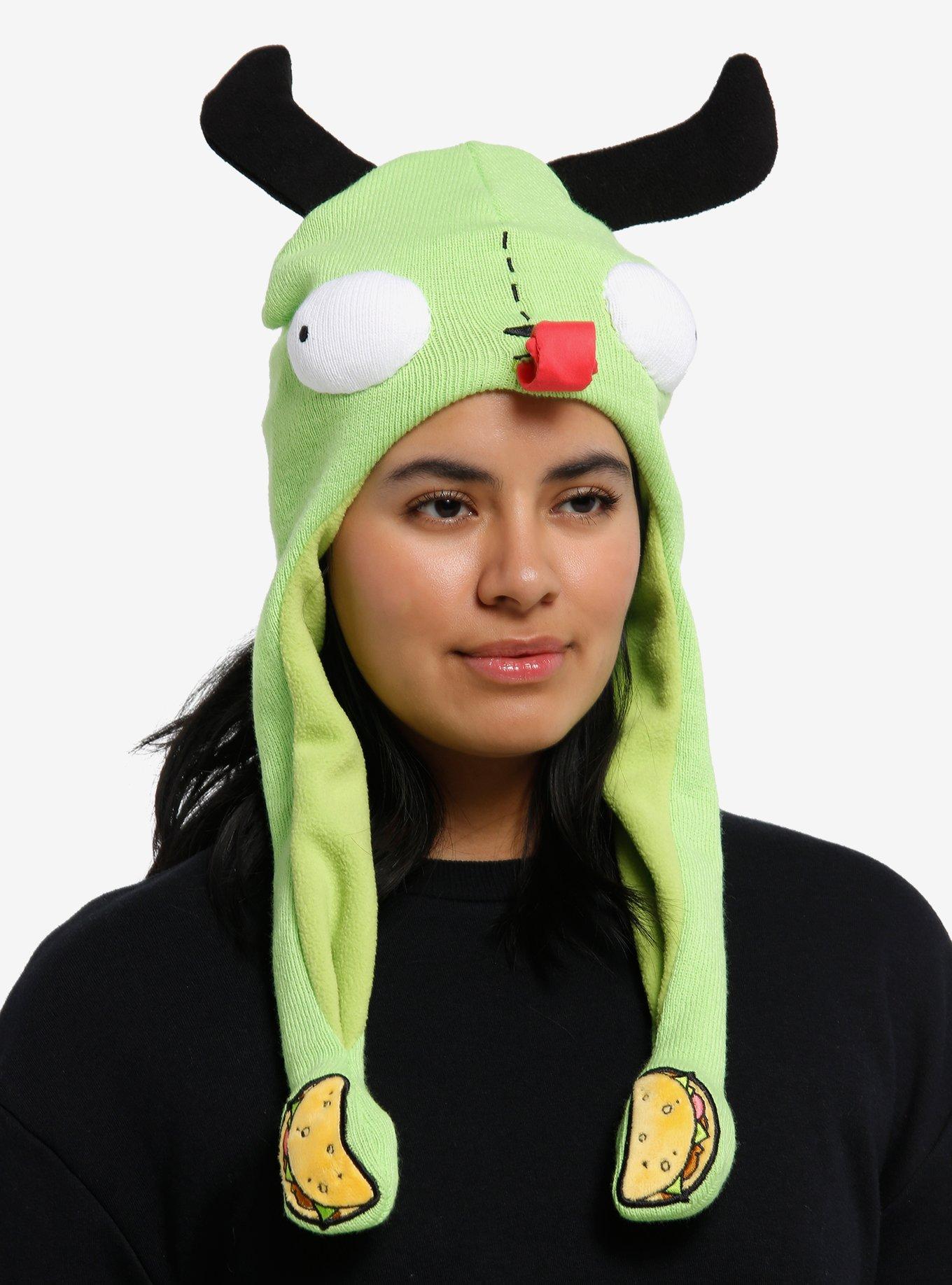 Invader Zim GIR Tassel Beanie With Movable Tongue | Hot Topic