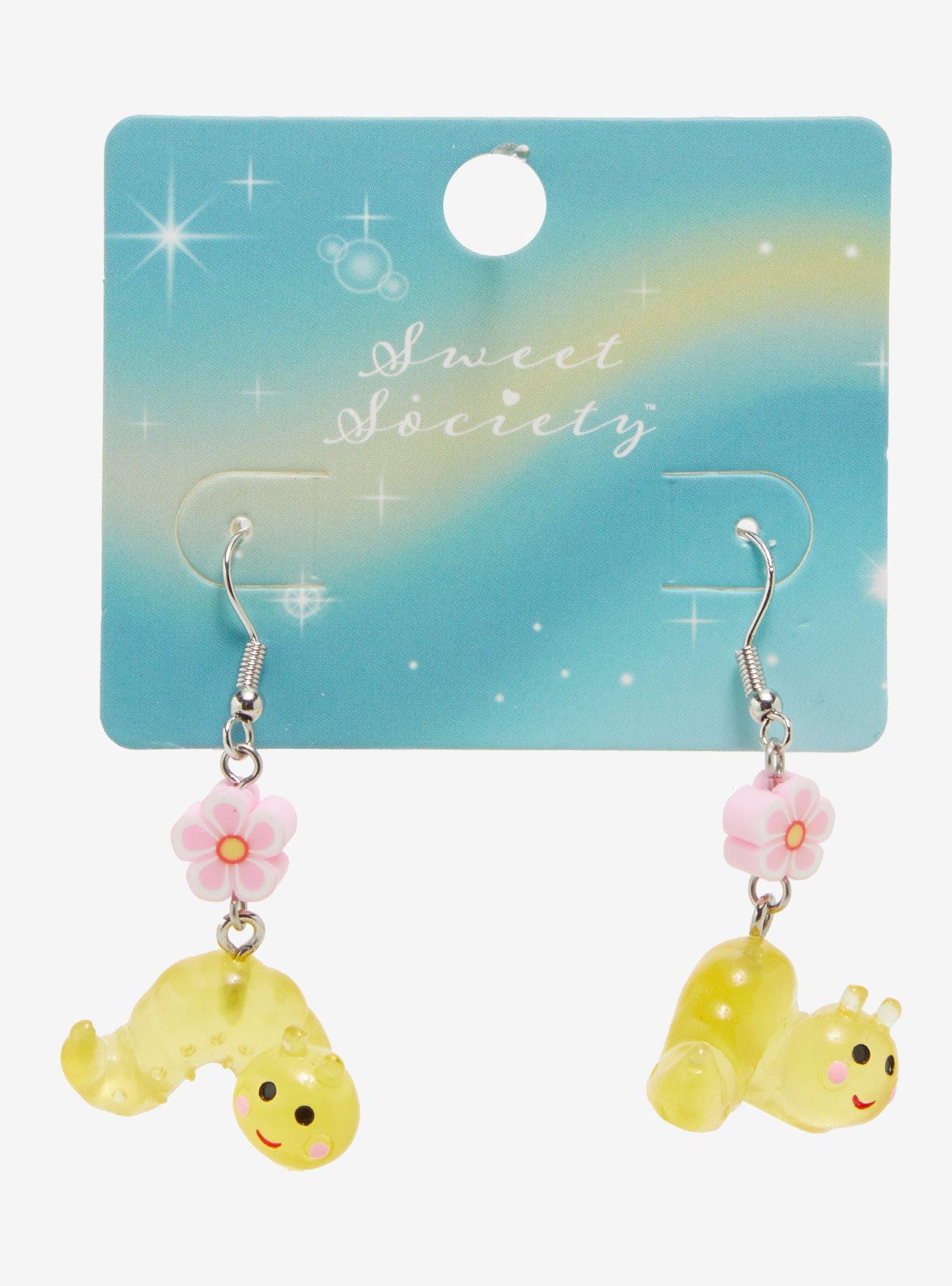 Sweet Society Happy Worm Drop Earrings, , hi-res