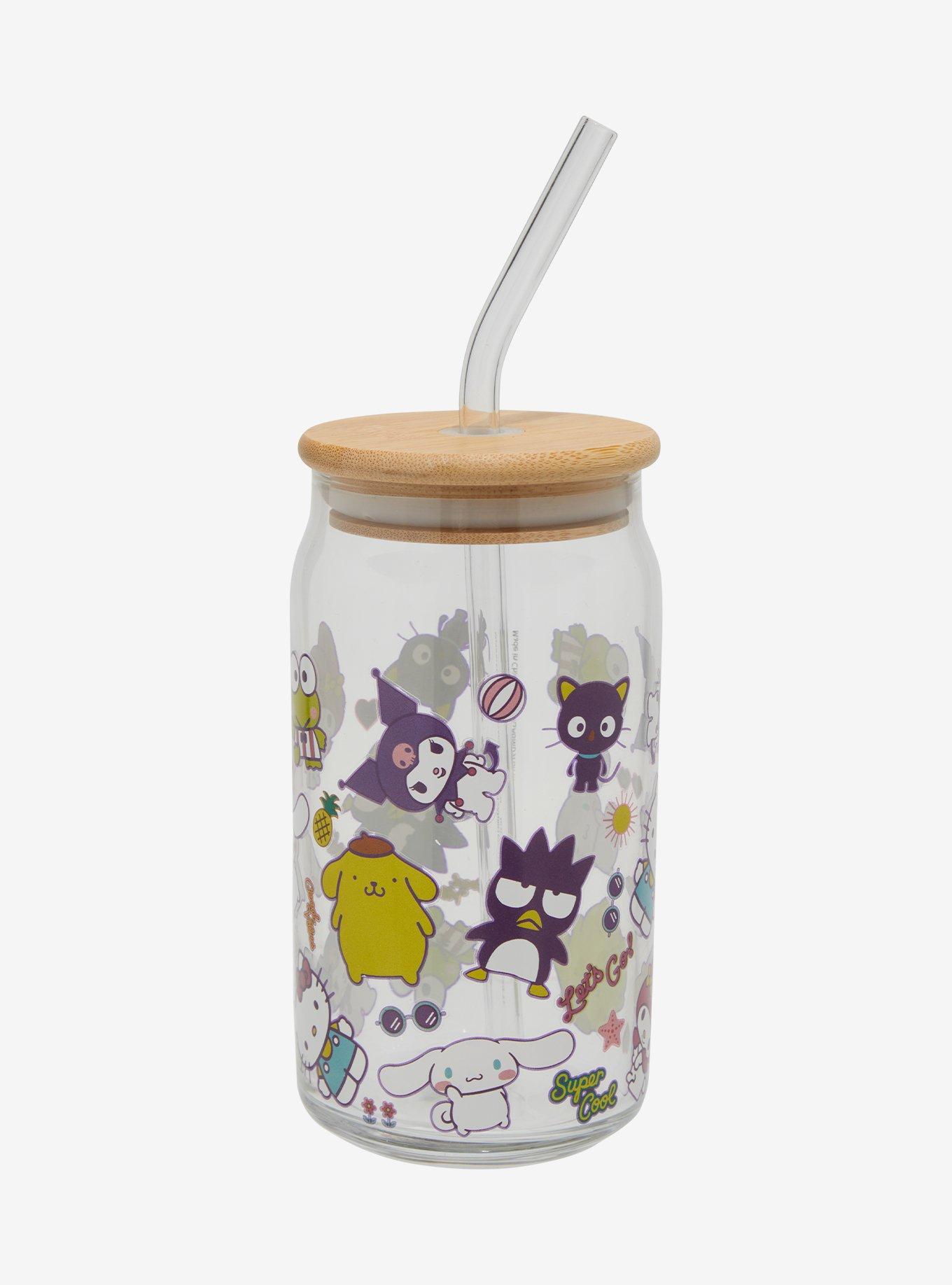 Hello Kitty And Friends Sunny Day Glass Cup, , hi-res