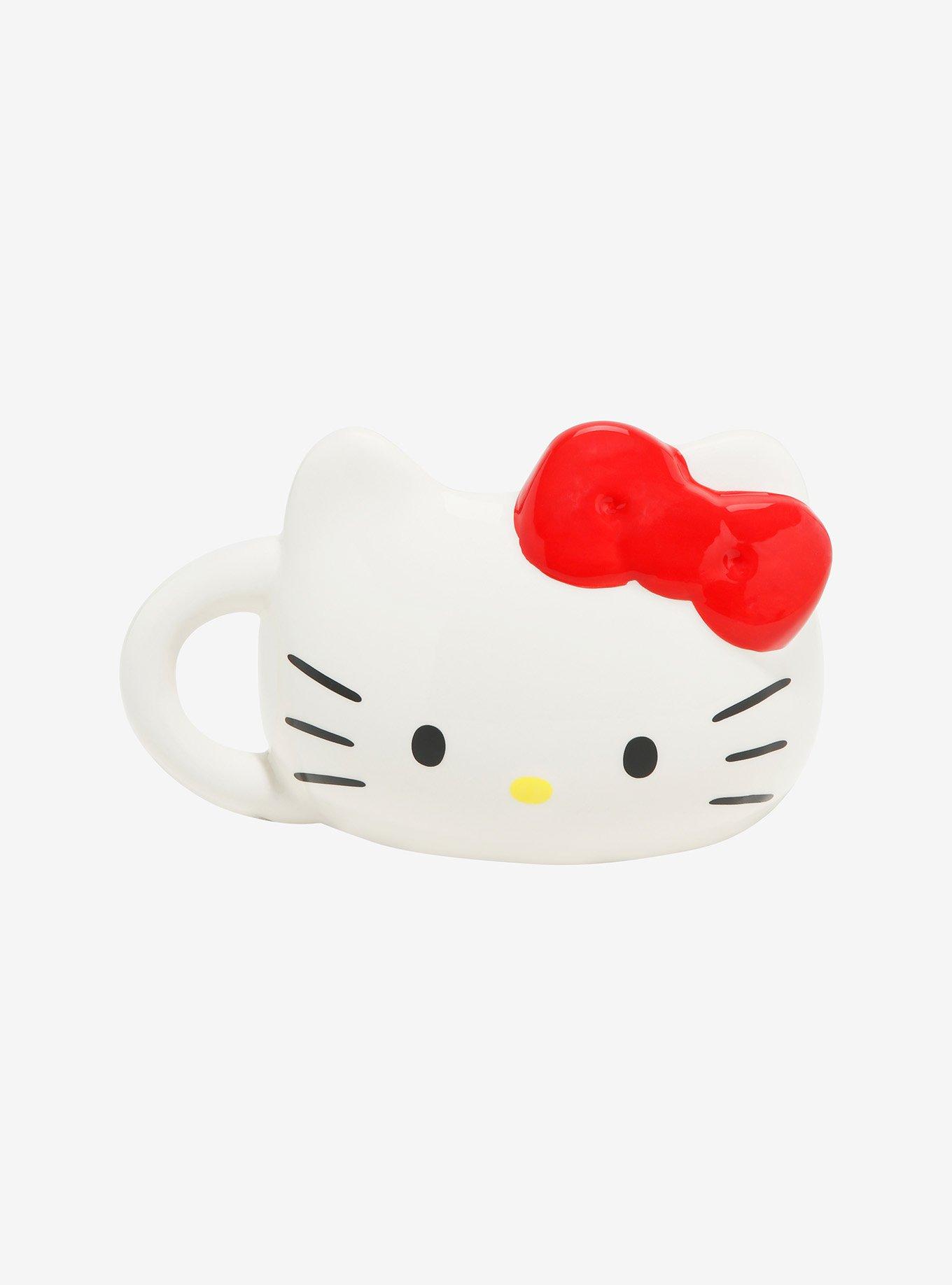 Hello Kitty Red Bow Figural Mug, , hi-res