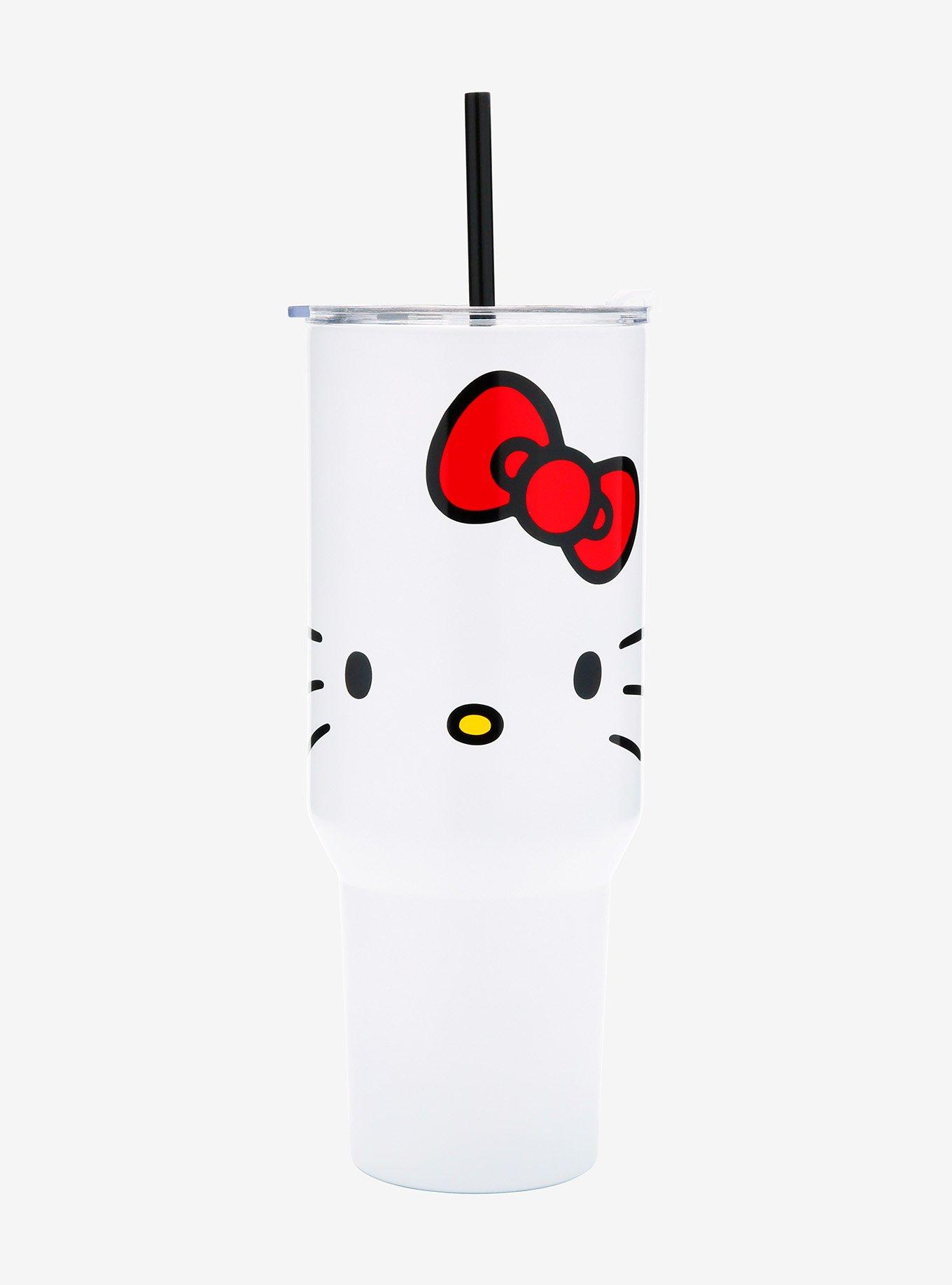 Hello Kitty Face Stainless Steel Travel Cup, , hi-res