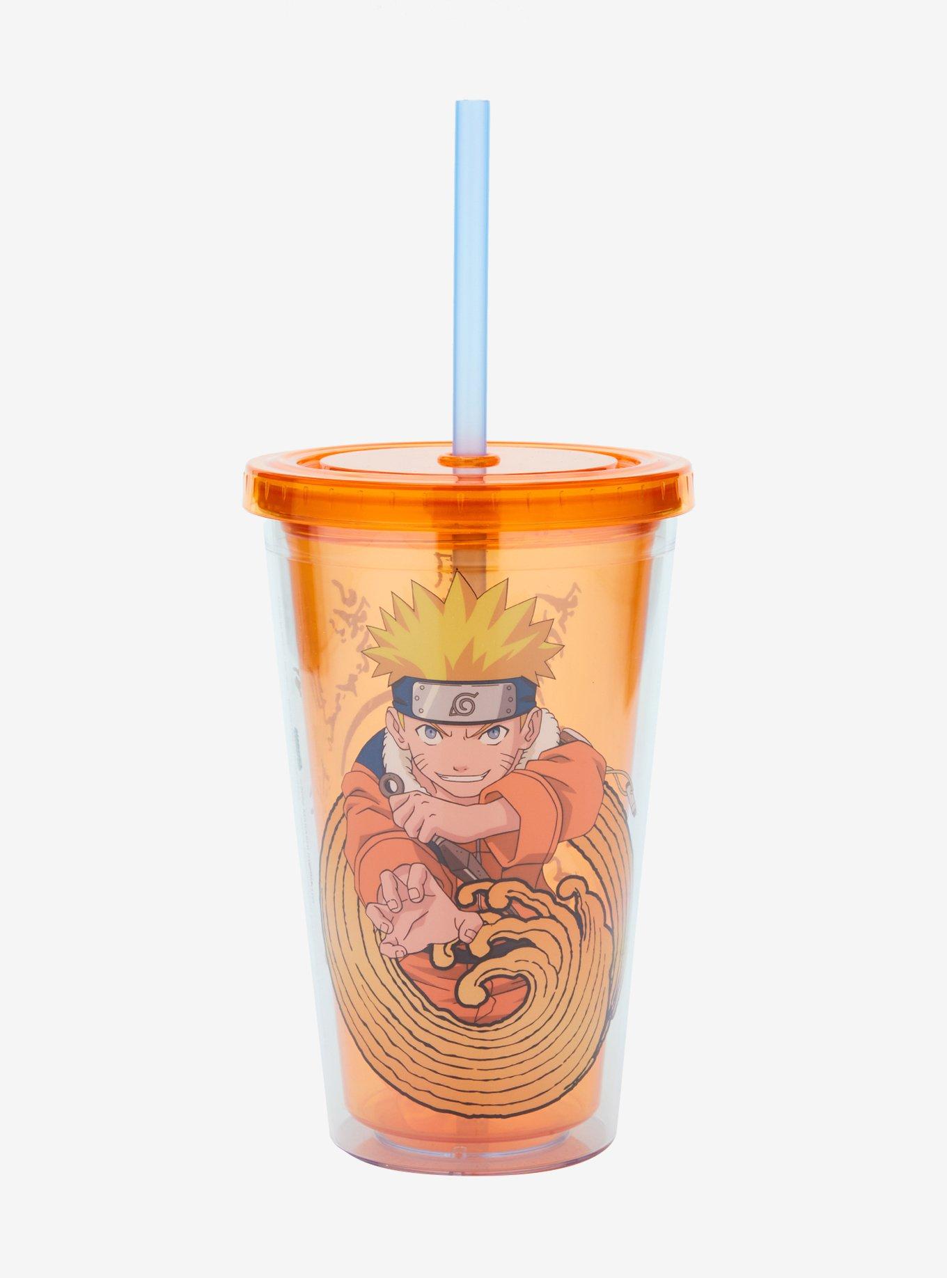 Naruto Acrylic Travel Cup With Reusable Ice Cubes, , hi-res