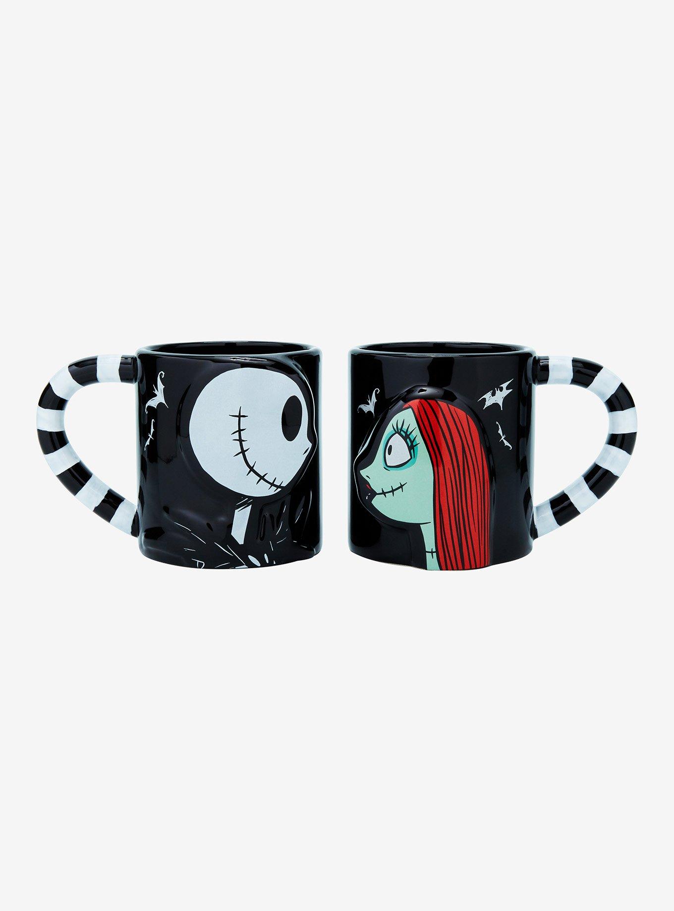 The Nightmare Before Christmas Jack & Sally Face Mug Set, , hi-res