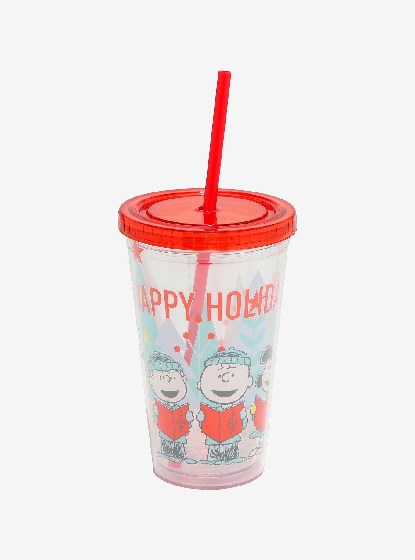 Peanuts Holiday Caroling Acrylic Travel Cup, , hi-res