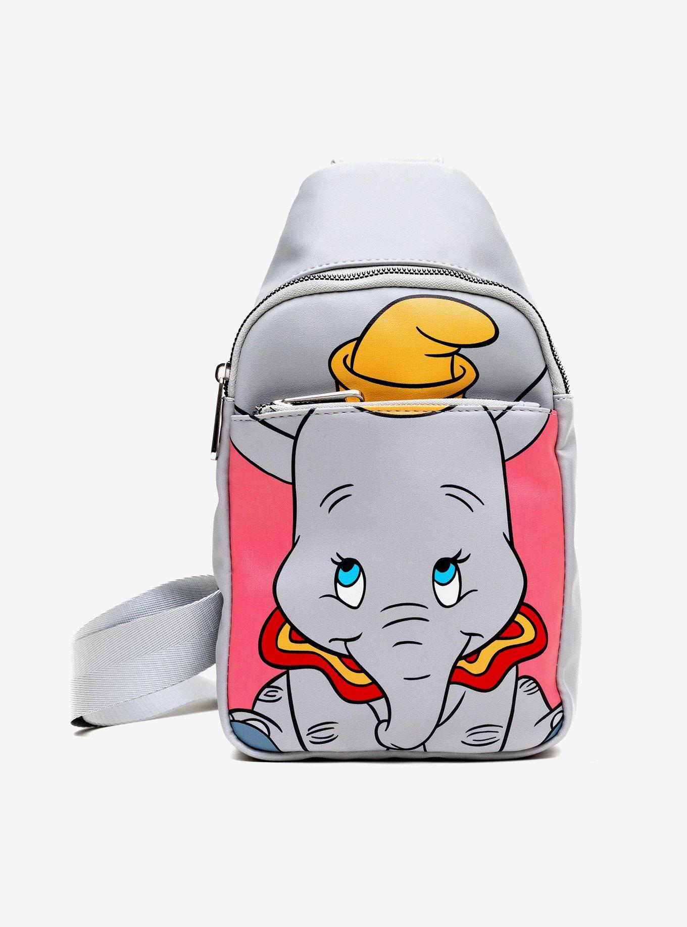 Disney Dumbo Sitting Close Up Crossbody Sling Bag, , hi-res