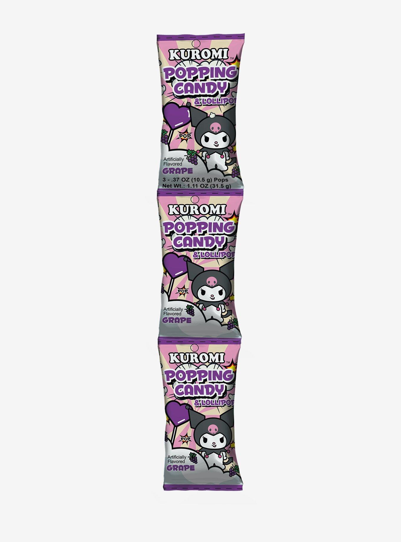 Kuromi Grape Popping Candy & Lollipop, , hi-res