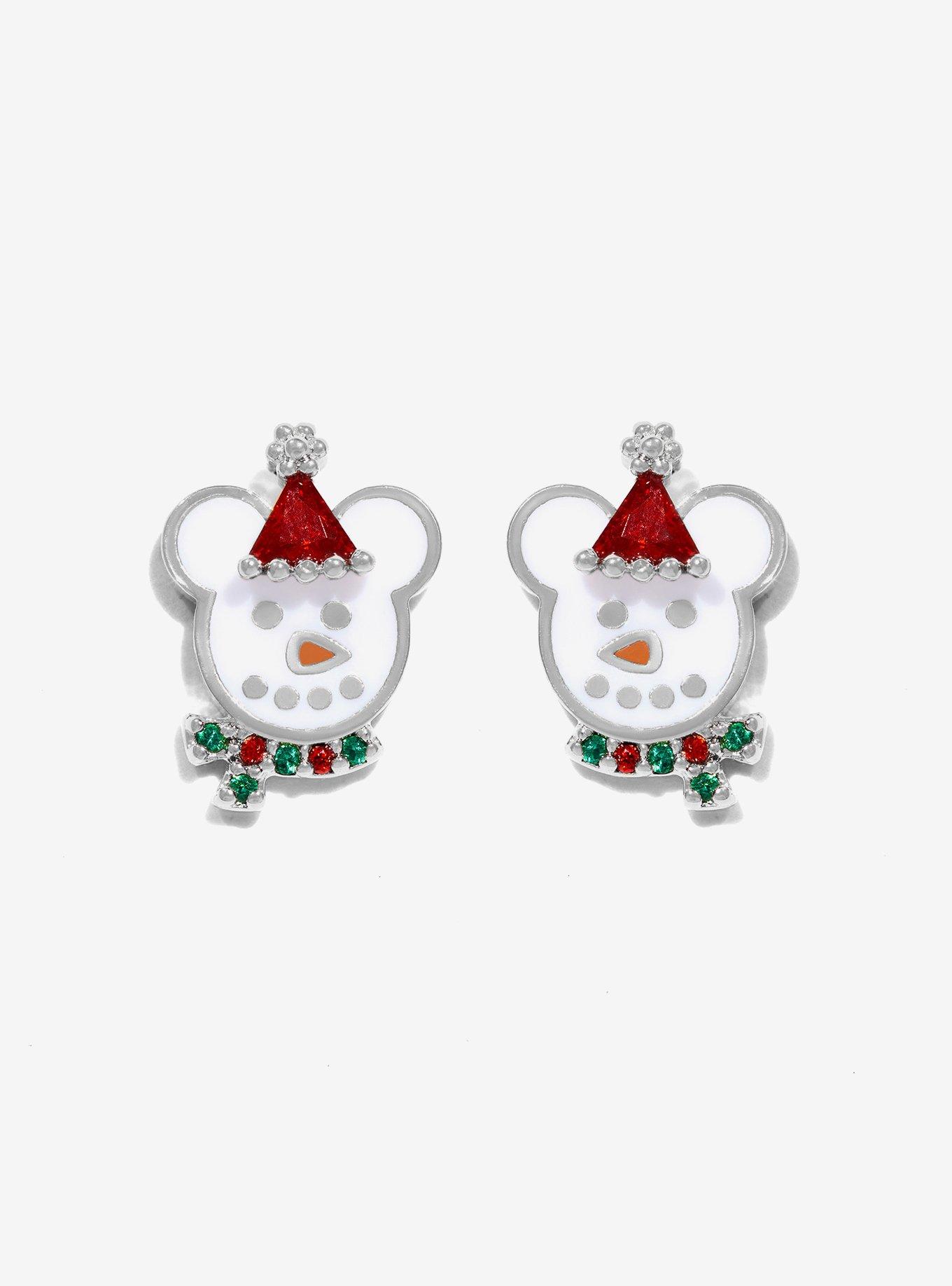 Disney X Girls Crew Frosty Snowmouse Stud Earrings, , hi-res