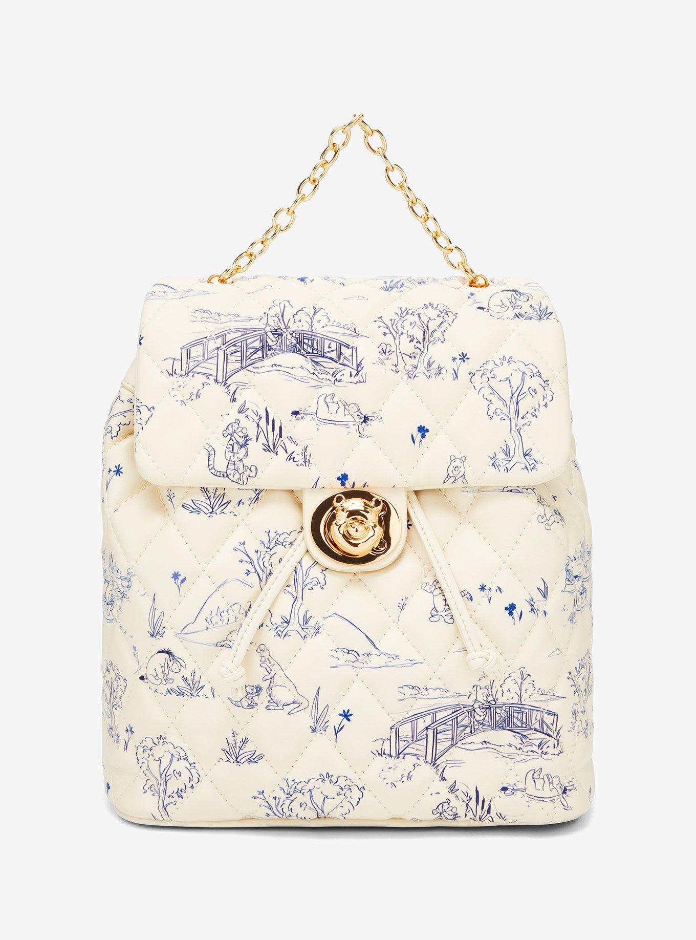 Disney Winnie the Pooh Hundred Acre Wood Quilted Mini Backpack