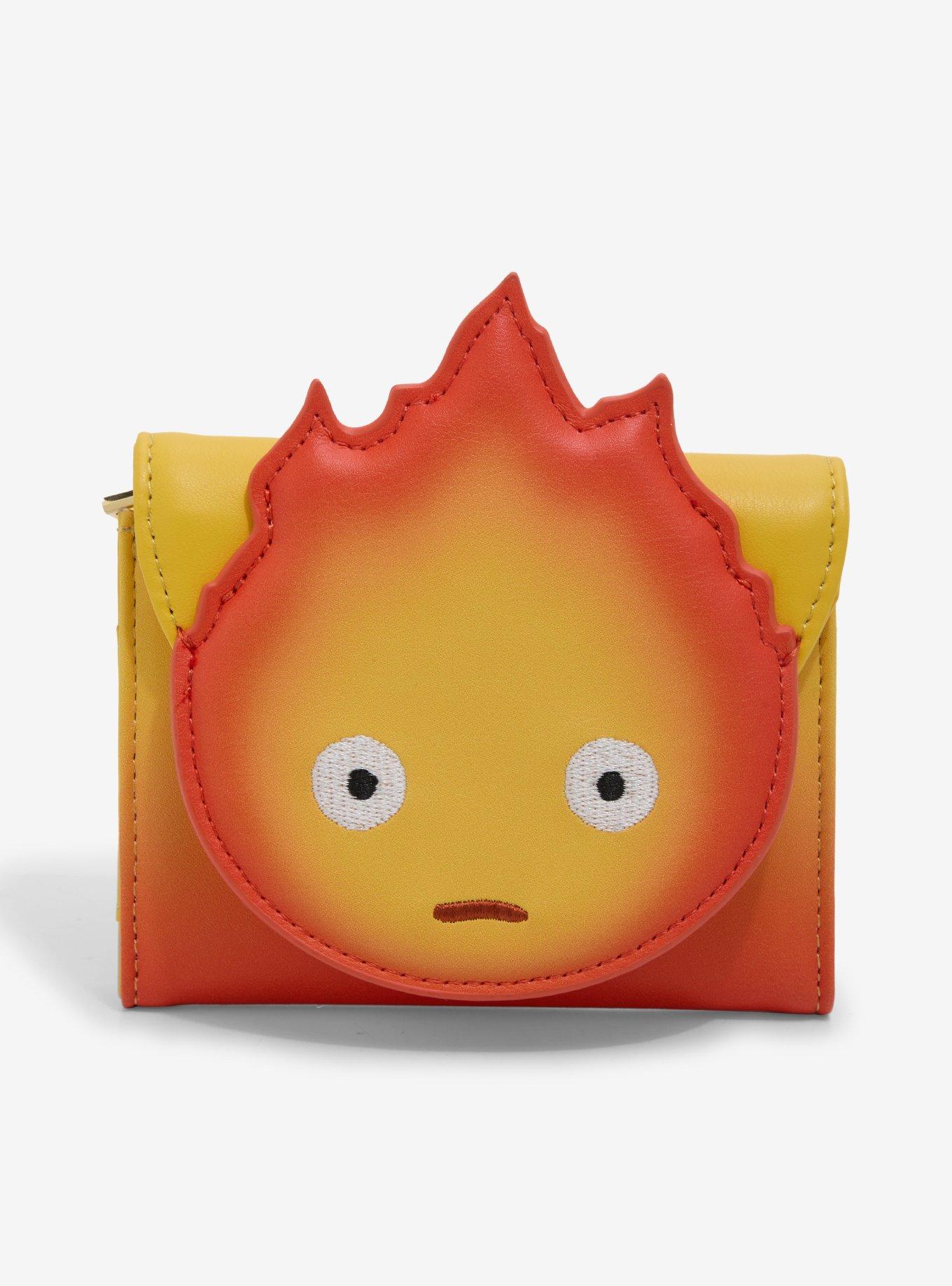 Studio Ghibli® Howl's Moving Castle Calcifer Small Flap Wallet, , hi-res