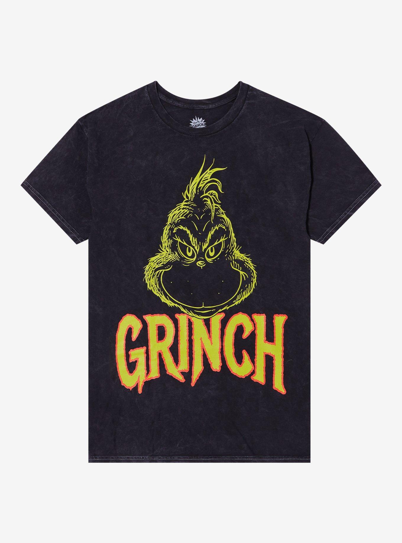 Dr. Seuss How The Grinch Stole Christmas! Name Double-Sided Mineral Wash T-Shirt, , hi-res