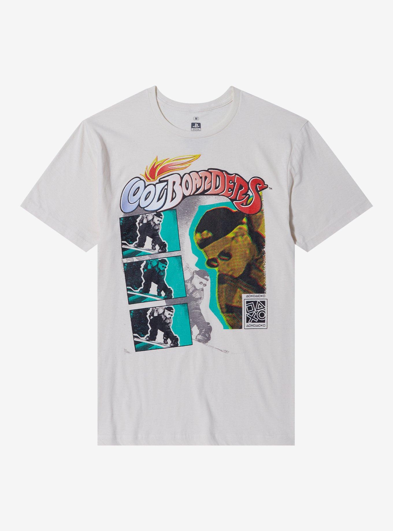 Playstation Cool Boarders Collage T-Shirt, , hi-res