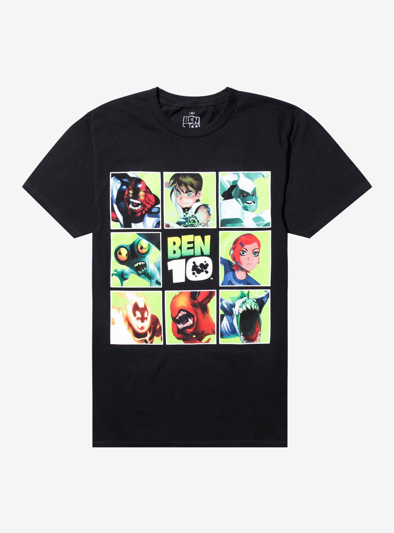 Ben 10 Alien Forms Panels T-Shirt Hot Topic