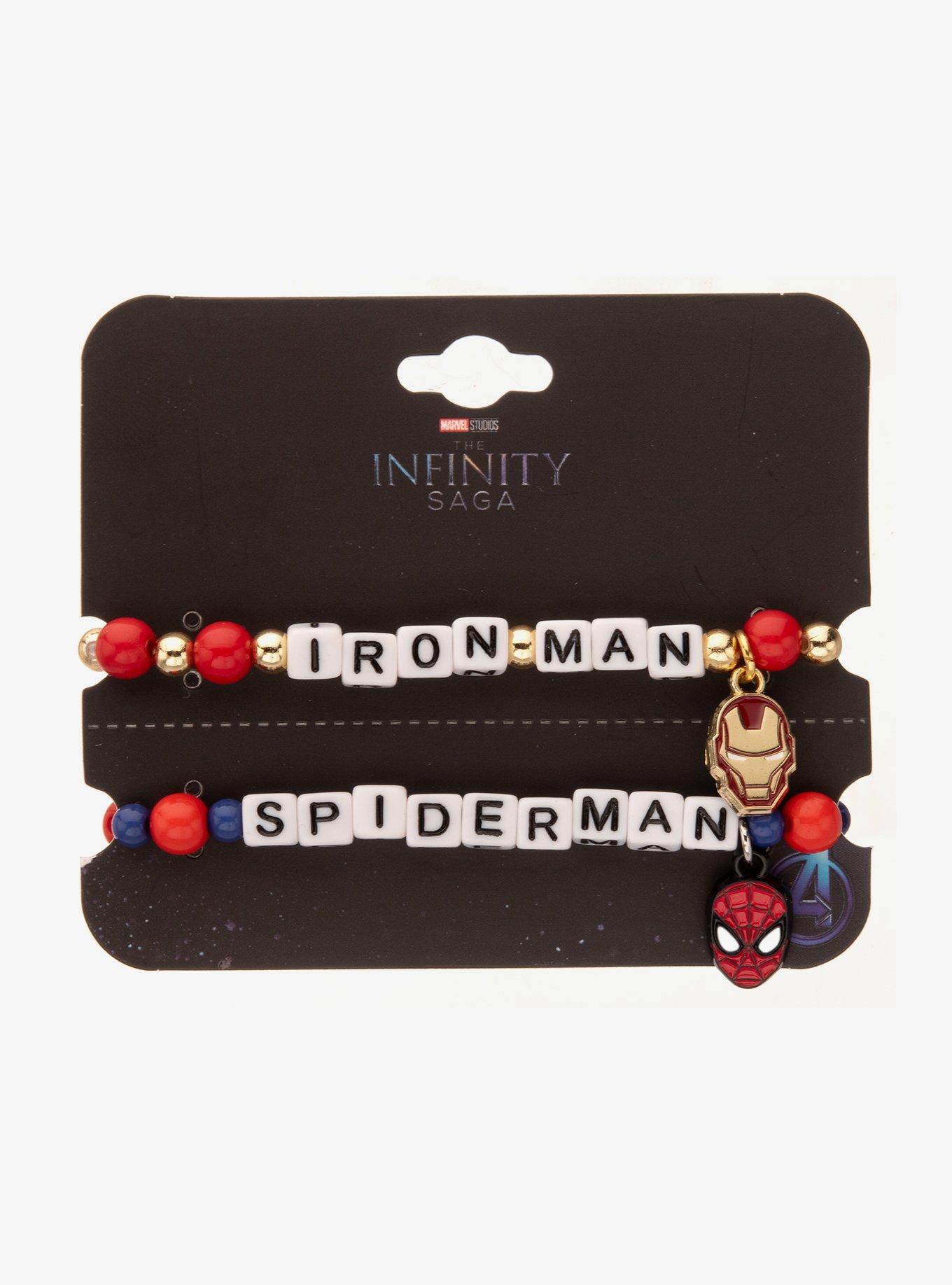 Marvel The Infinity Saga Iron Man & Spider-Man Best Friend Bracelet Set, , hi-res