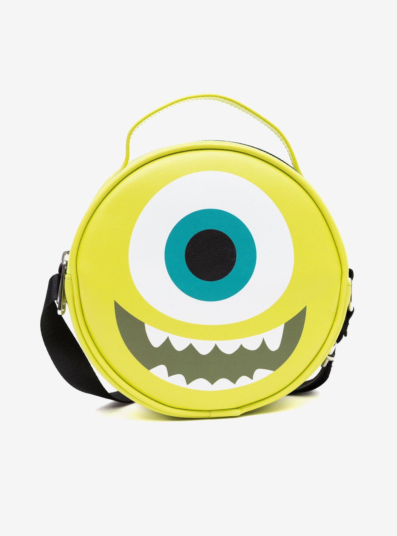 Disney Pixar Monsters Inc. Mike Face Round Crossbody Bag